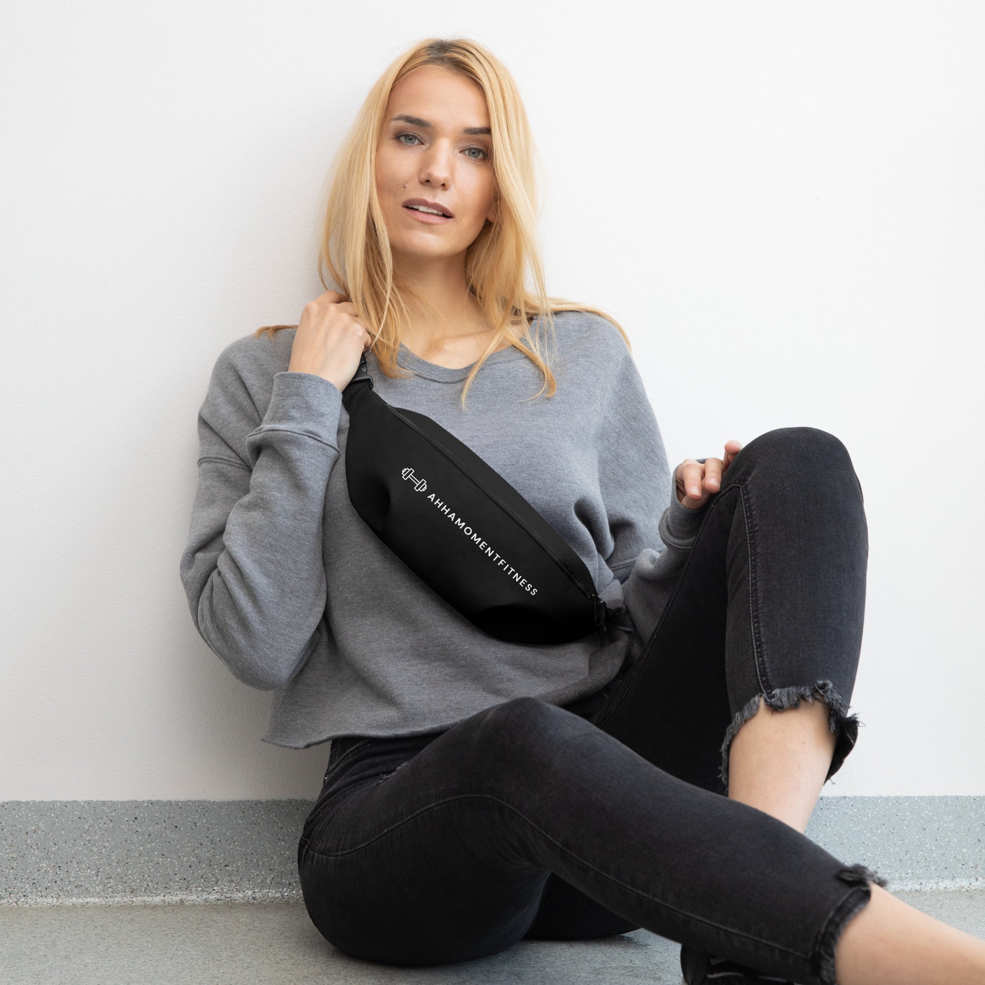 Fanny Pack - Ah Ha Small Font Black
