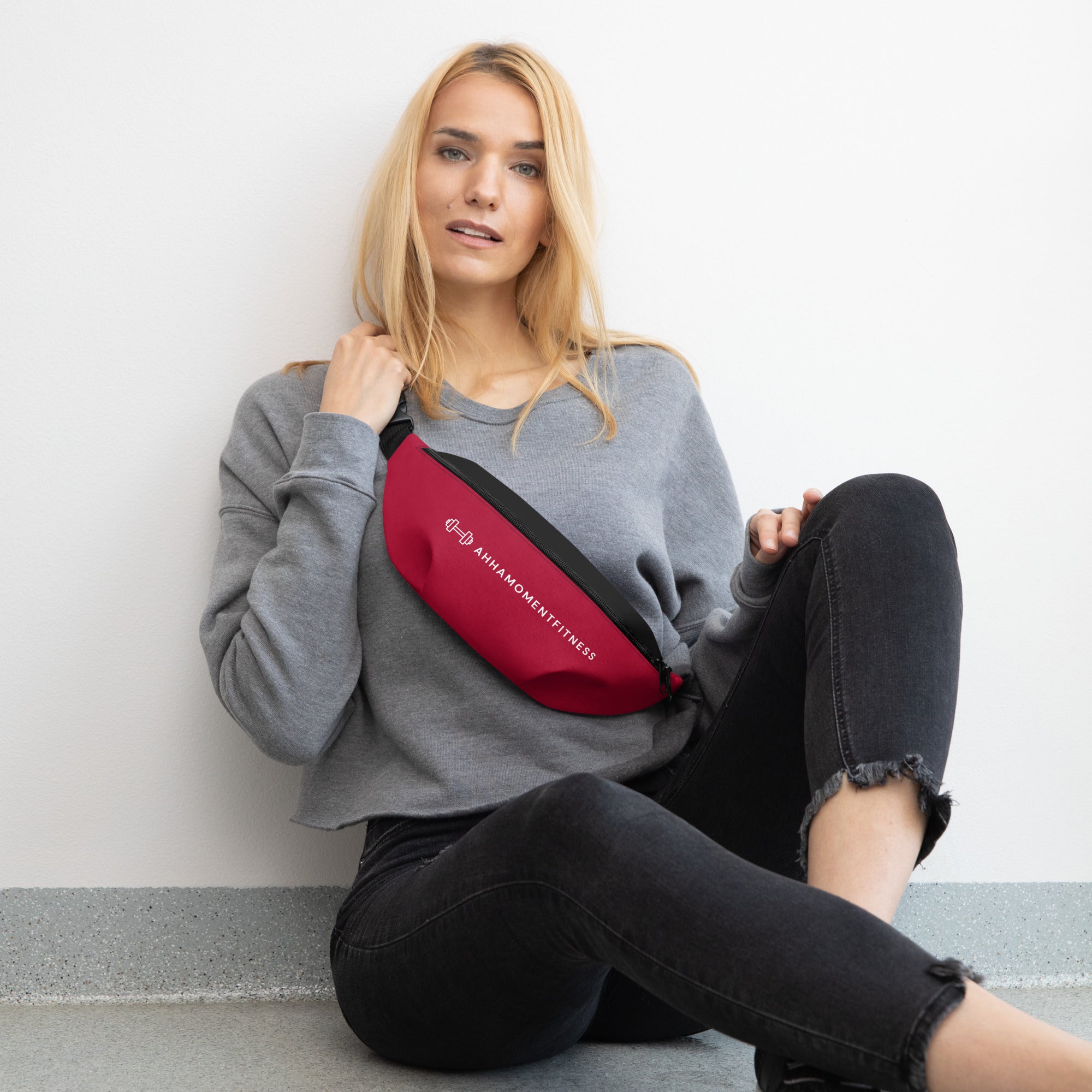 Fanny Pack - Ah Ha Small Font Red