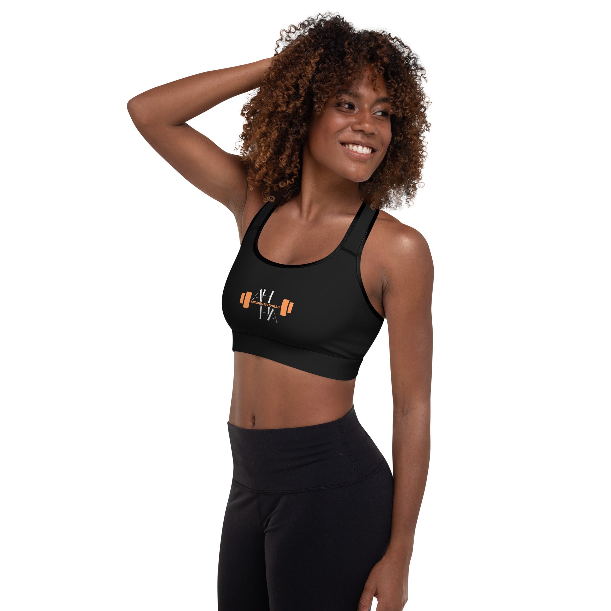 Padded Sports Bra - Ah Ha Dumbbell