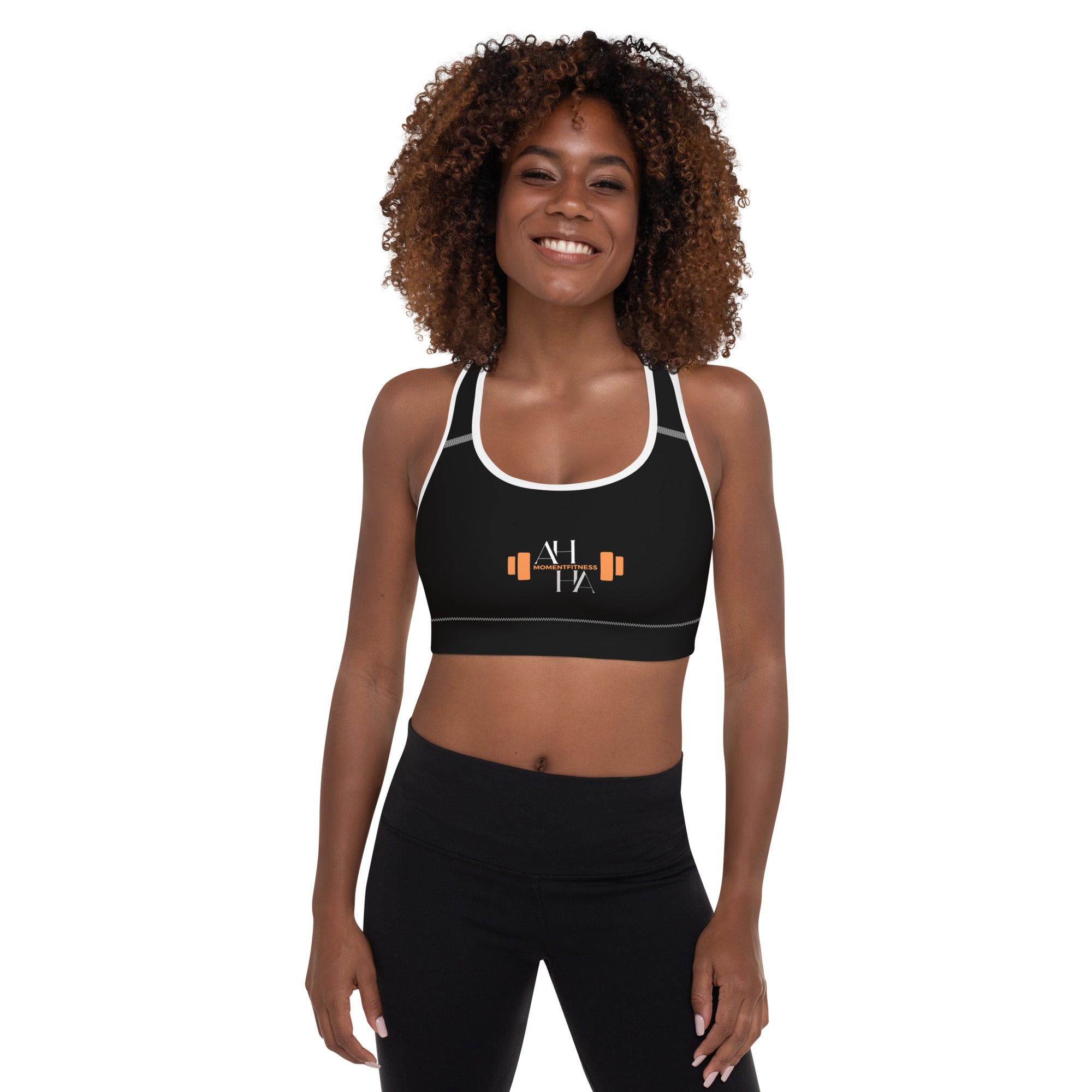 Padded Sports Bra - Ah Ha Dumbbell
