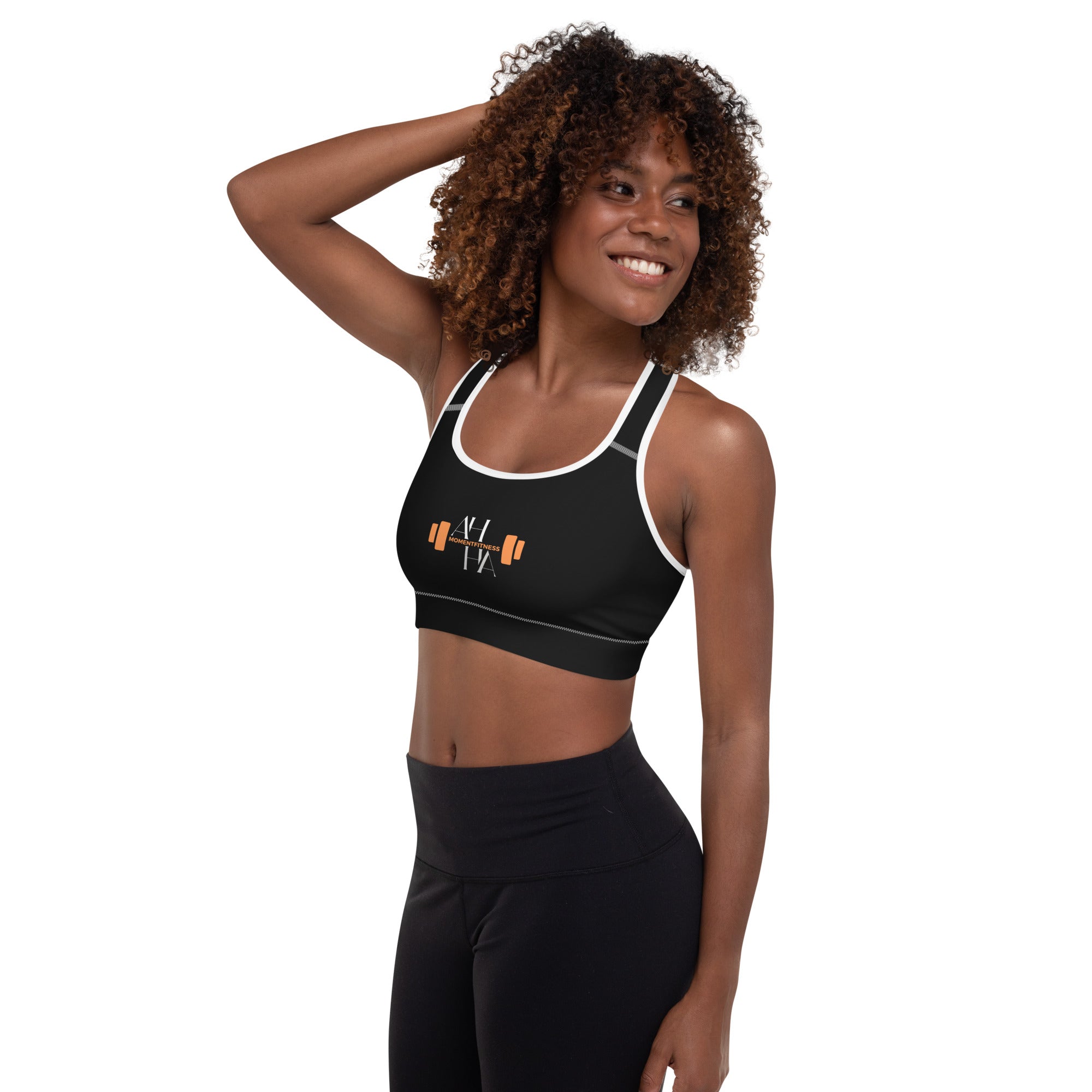Padded Sports Bra - Ah Ha Dumbbell