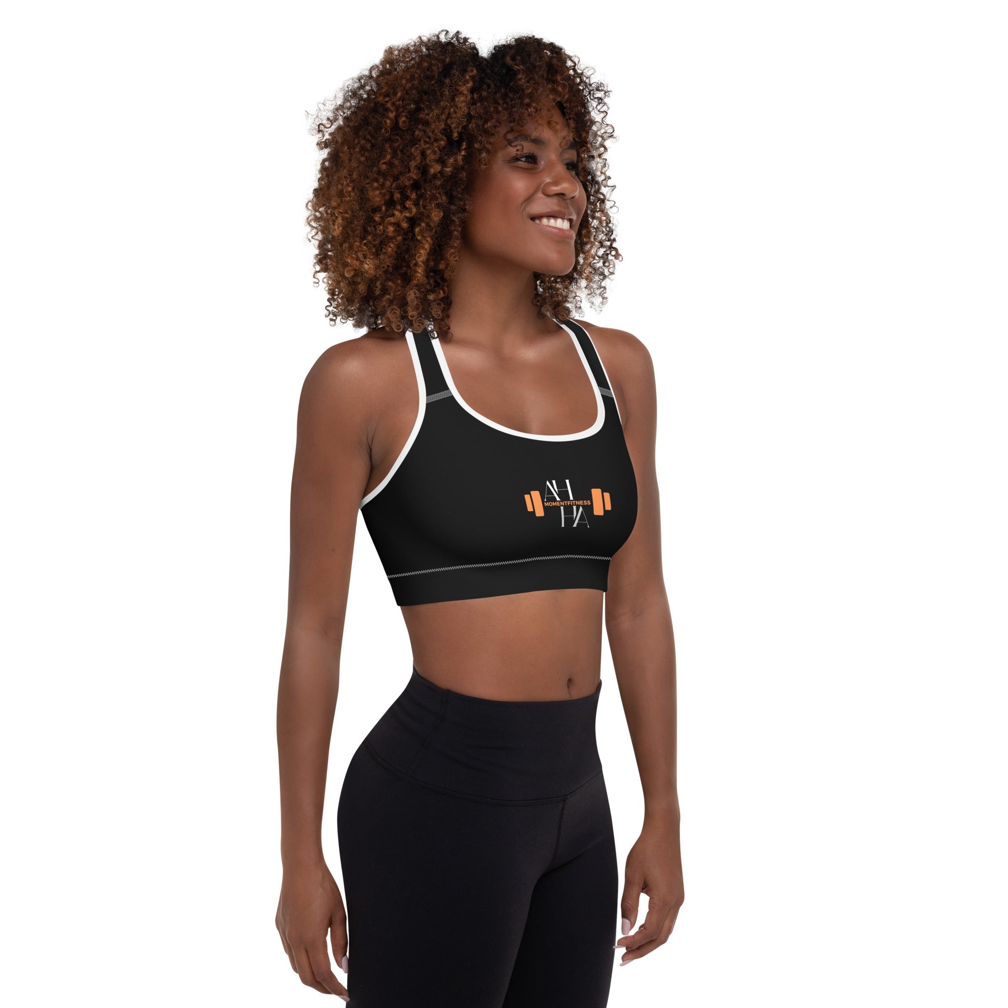Padded Sports Bra - Ah Ha Dumbbell