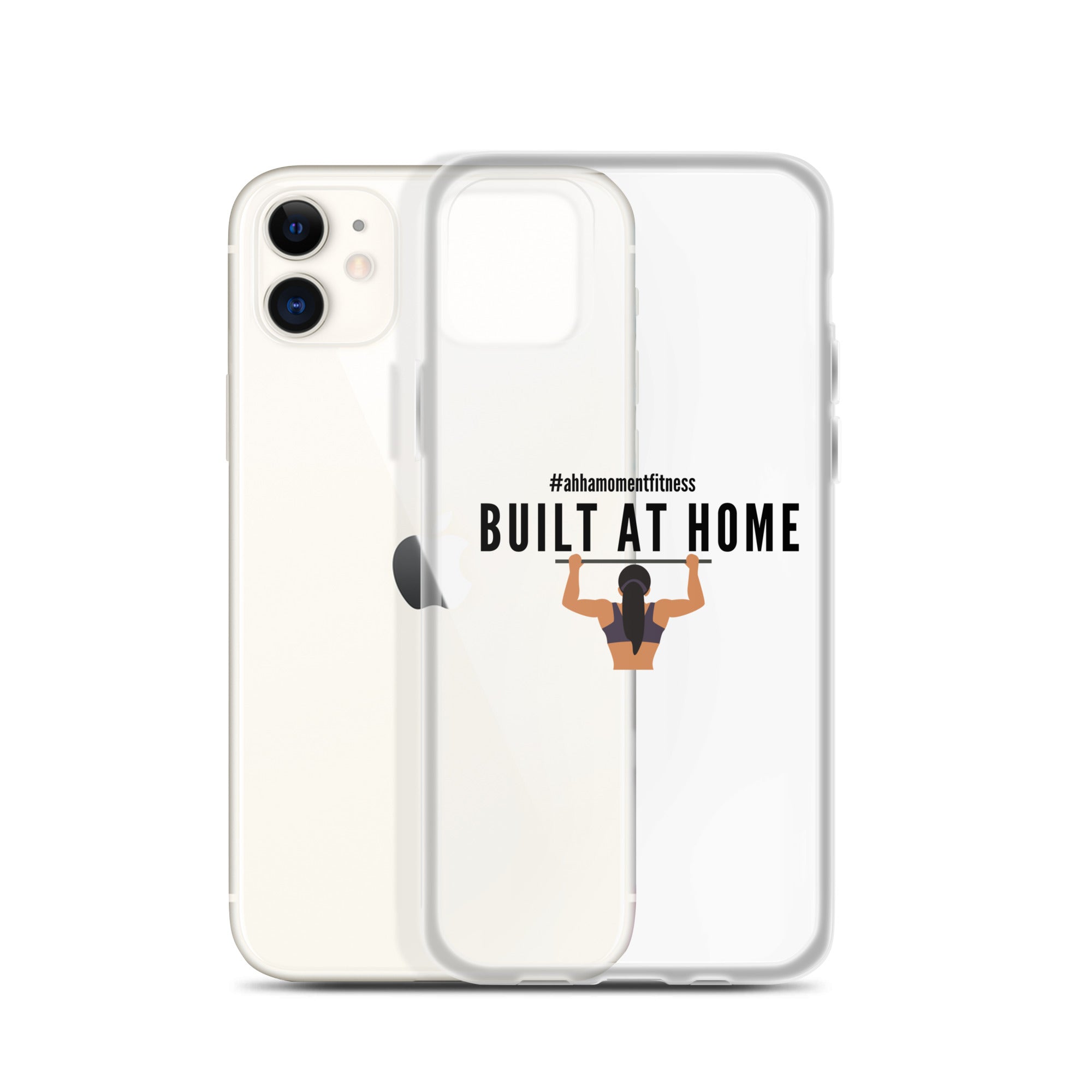 Clear Case for iPhone® - Built at Home with Image