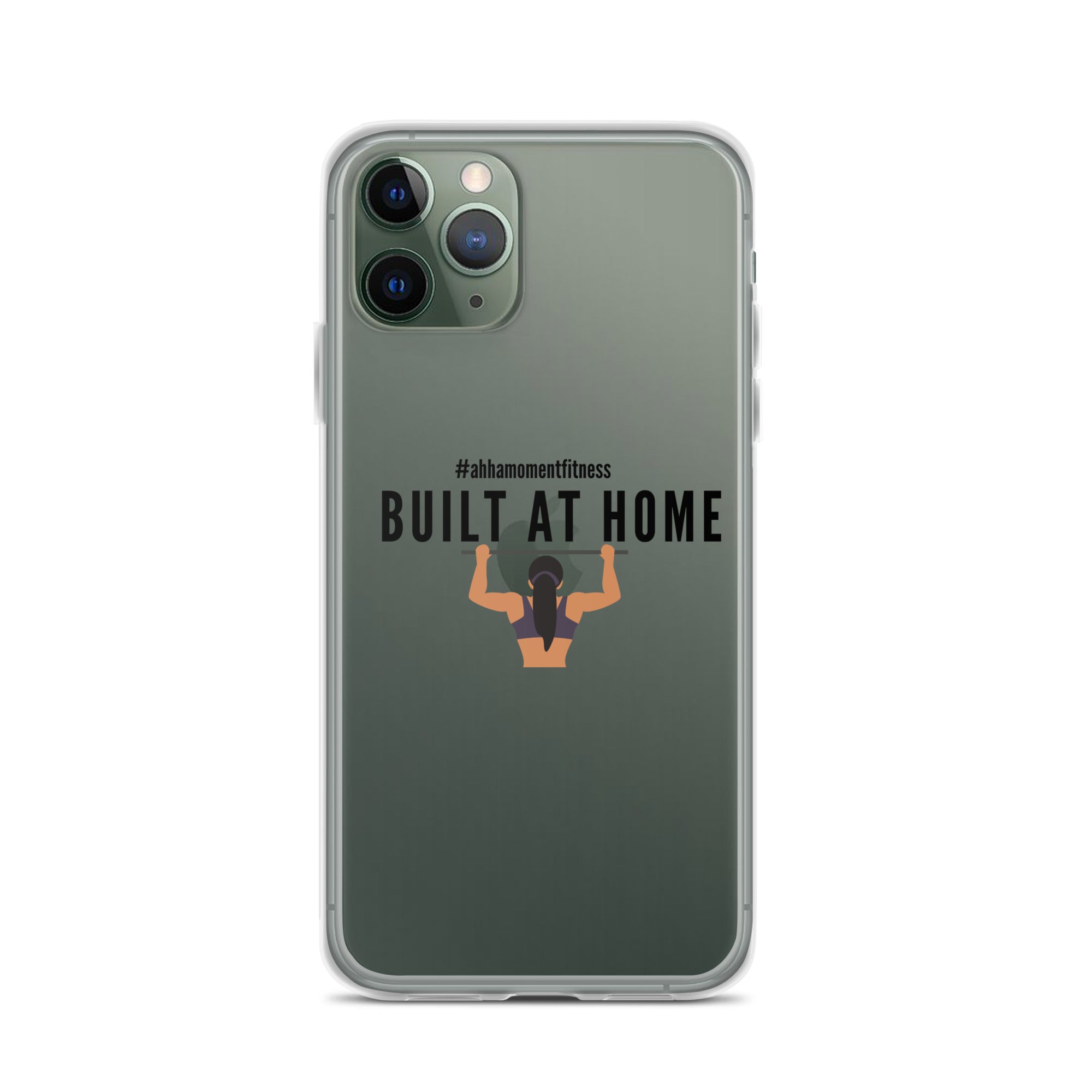 Clear Case for iPhone® - Built at Home with Image