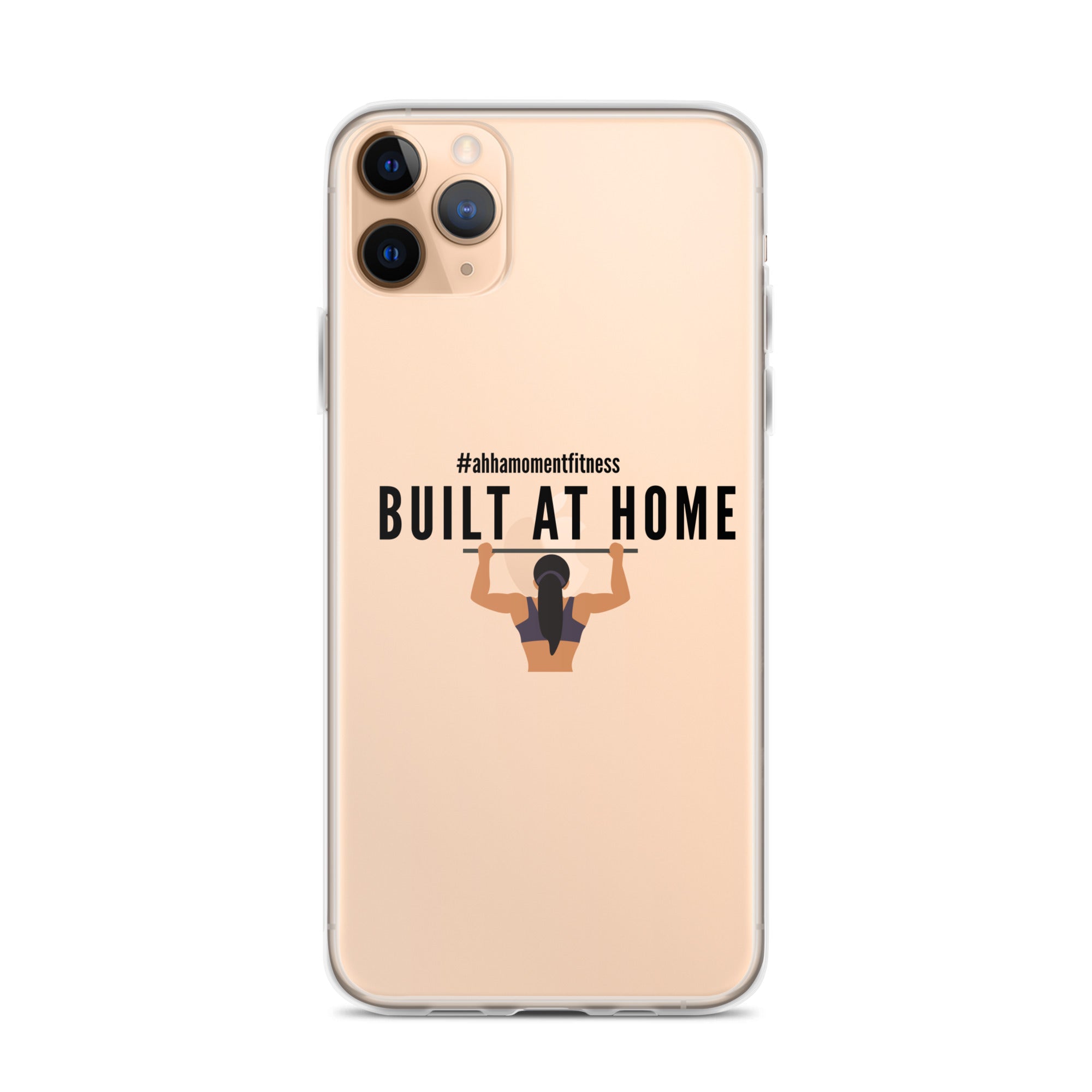 Clear Case for iPhone® - Built at Home with Image