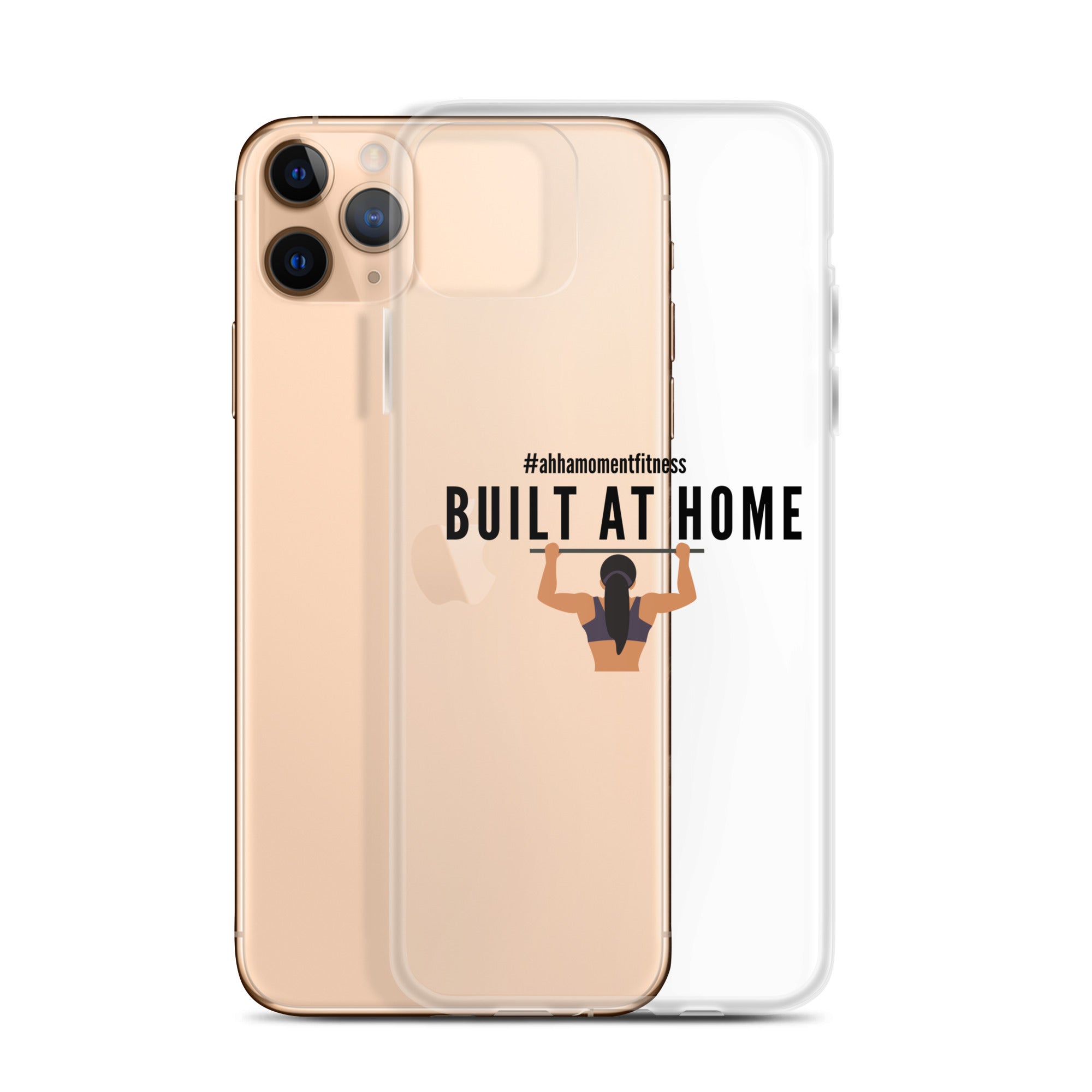 Clear Case for iPhone® - Built at Home with Image