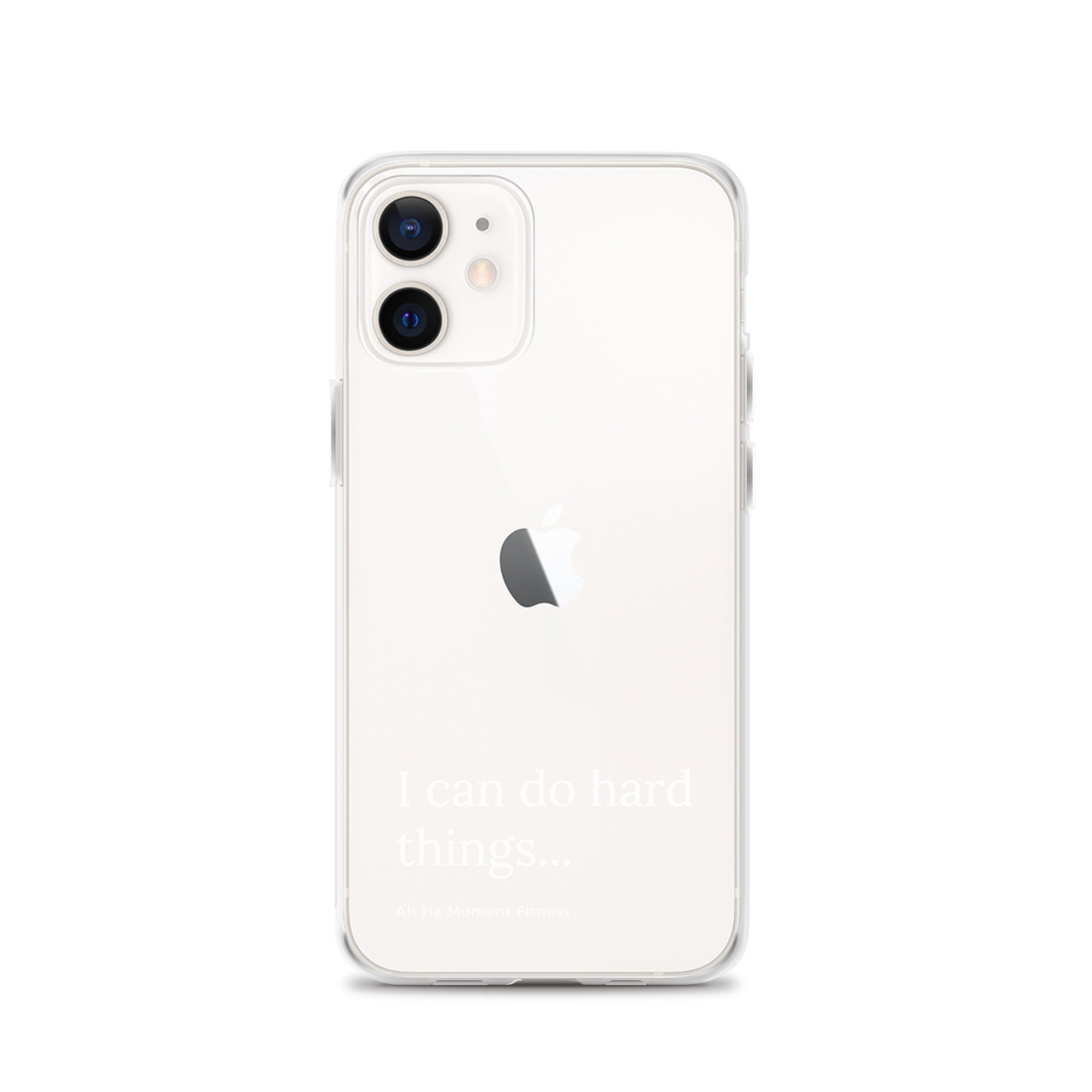 Clear Case for iPhone® - Hard Things Small Font