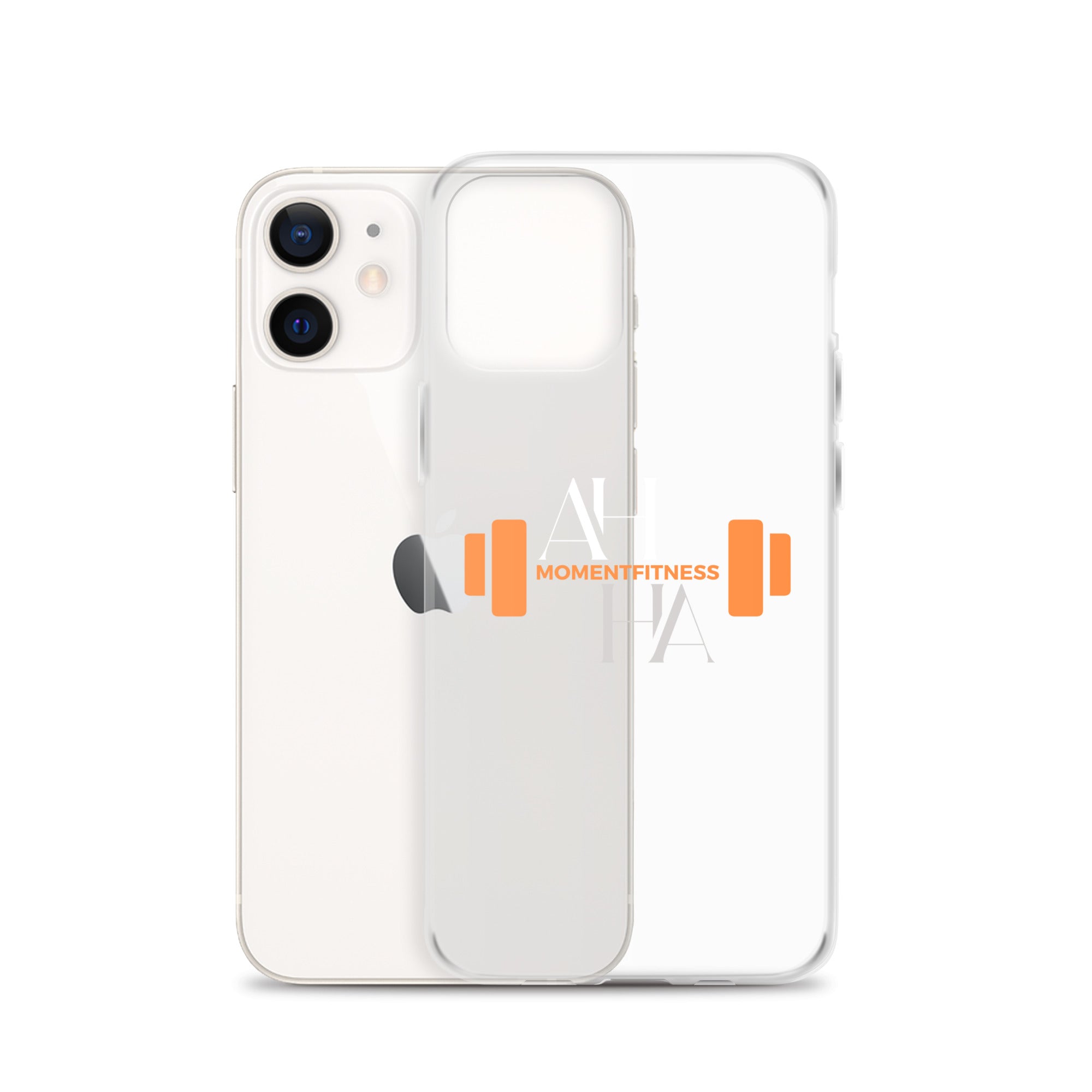 Clear Case for iPhone® - Ah Ha Dumbbell