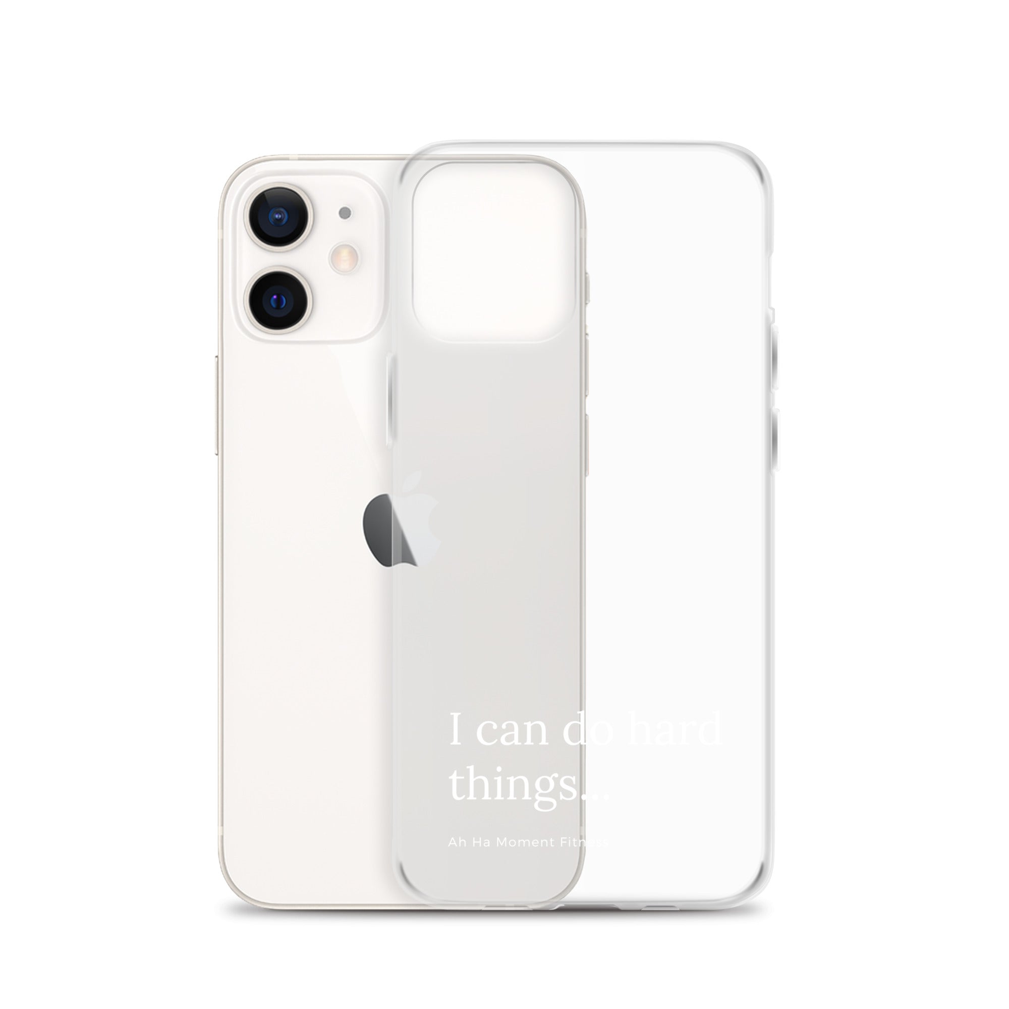 Clear Case for iPhone® - Hard Things Small Font