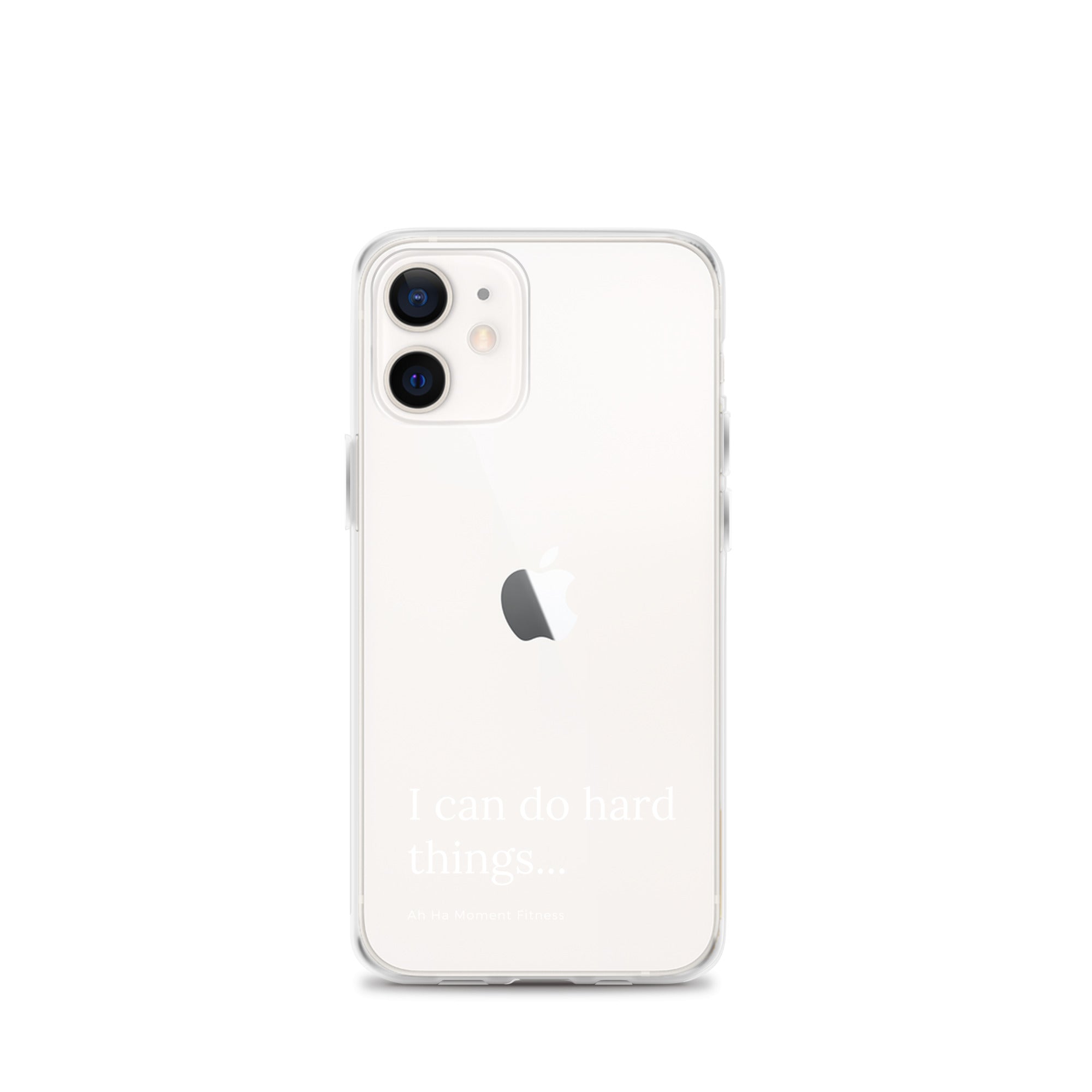 Clear Case for iPhone® - Hard Things Small Font