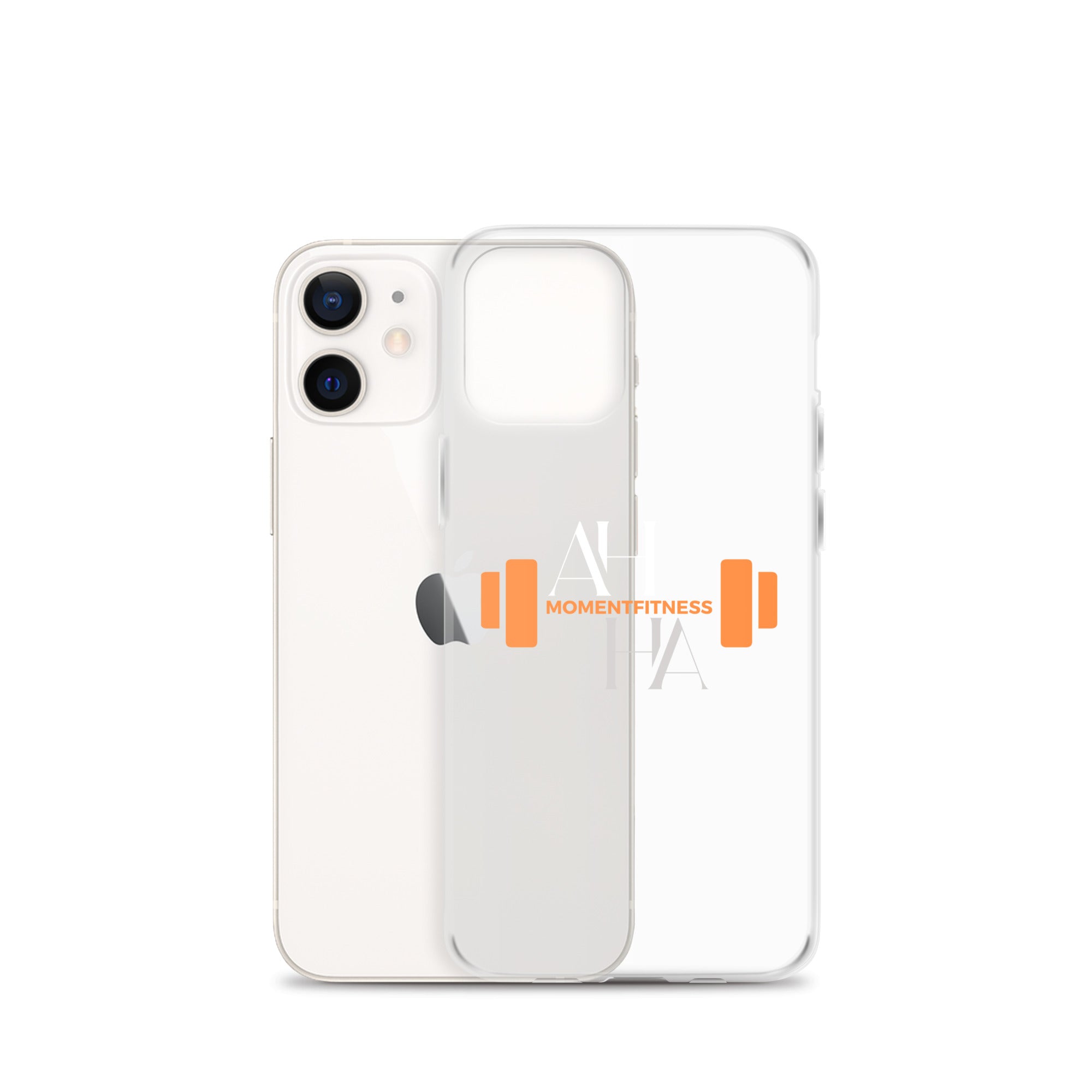 Clear Case for iPhone® - Ah Ha Dumbbell
