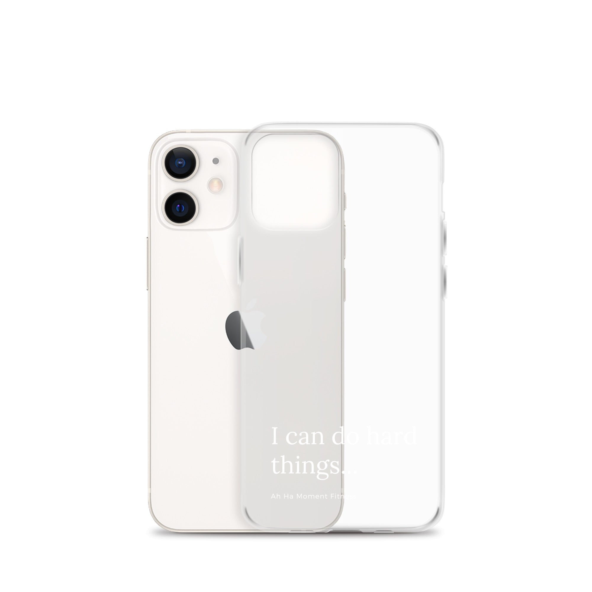 Clear Case for iPhone® - Hard Things Small Font
