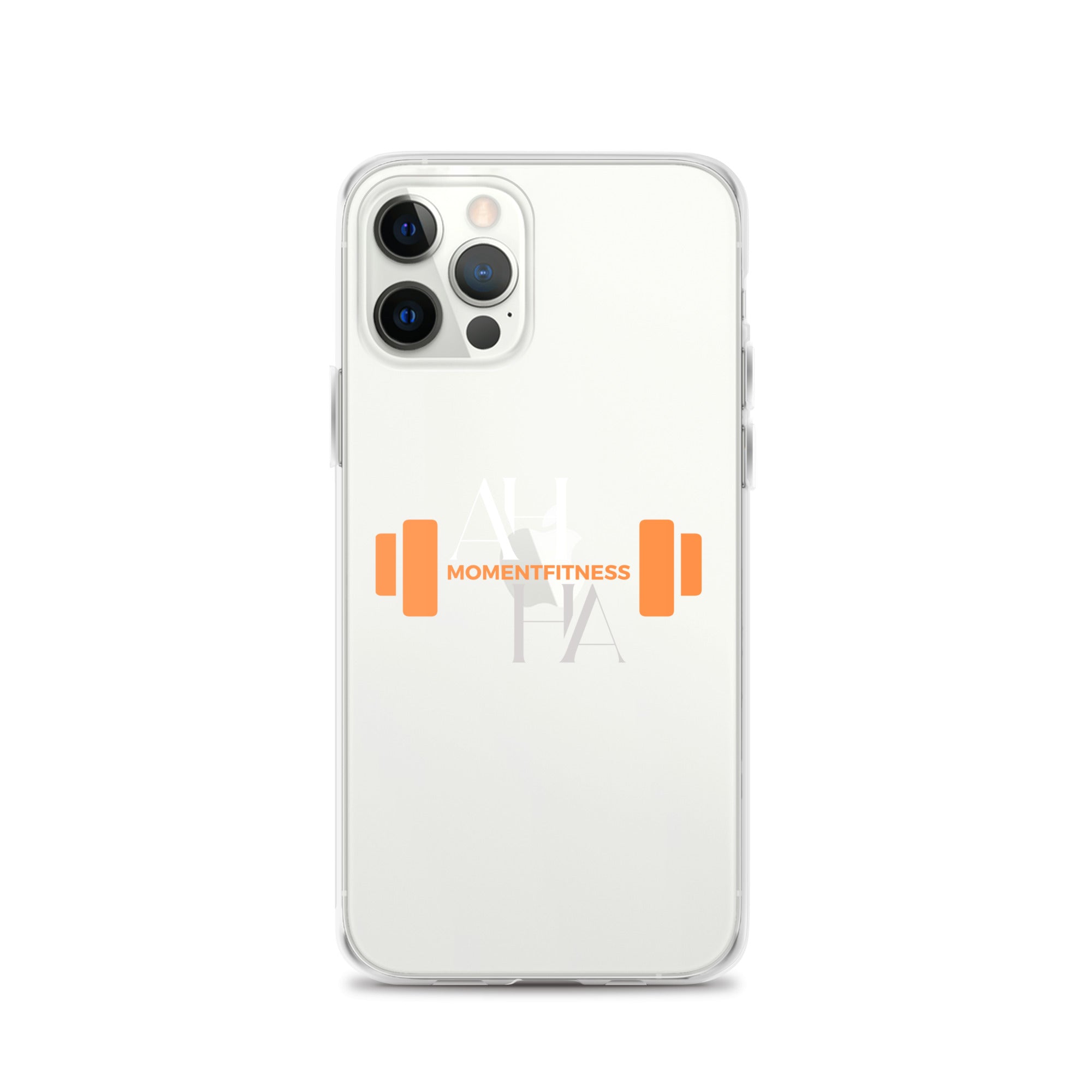 Clear Case for iPhone® - Ah Ha Dumbbell