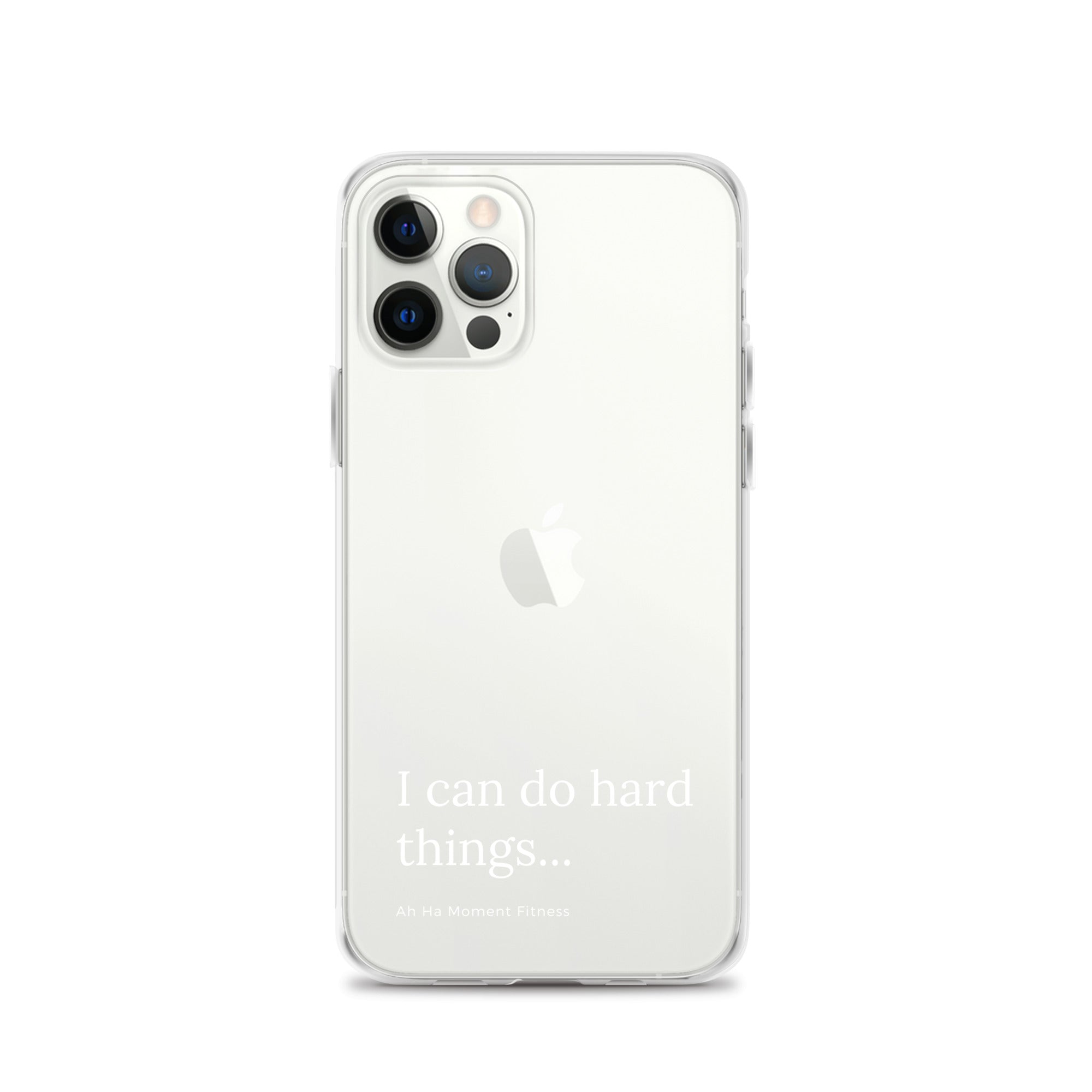 Clear Case for iPhone® - Hard Things Small Font