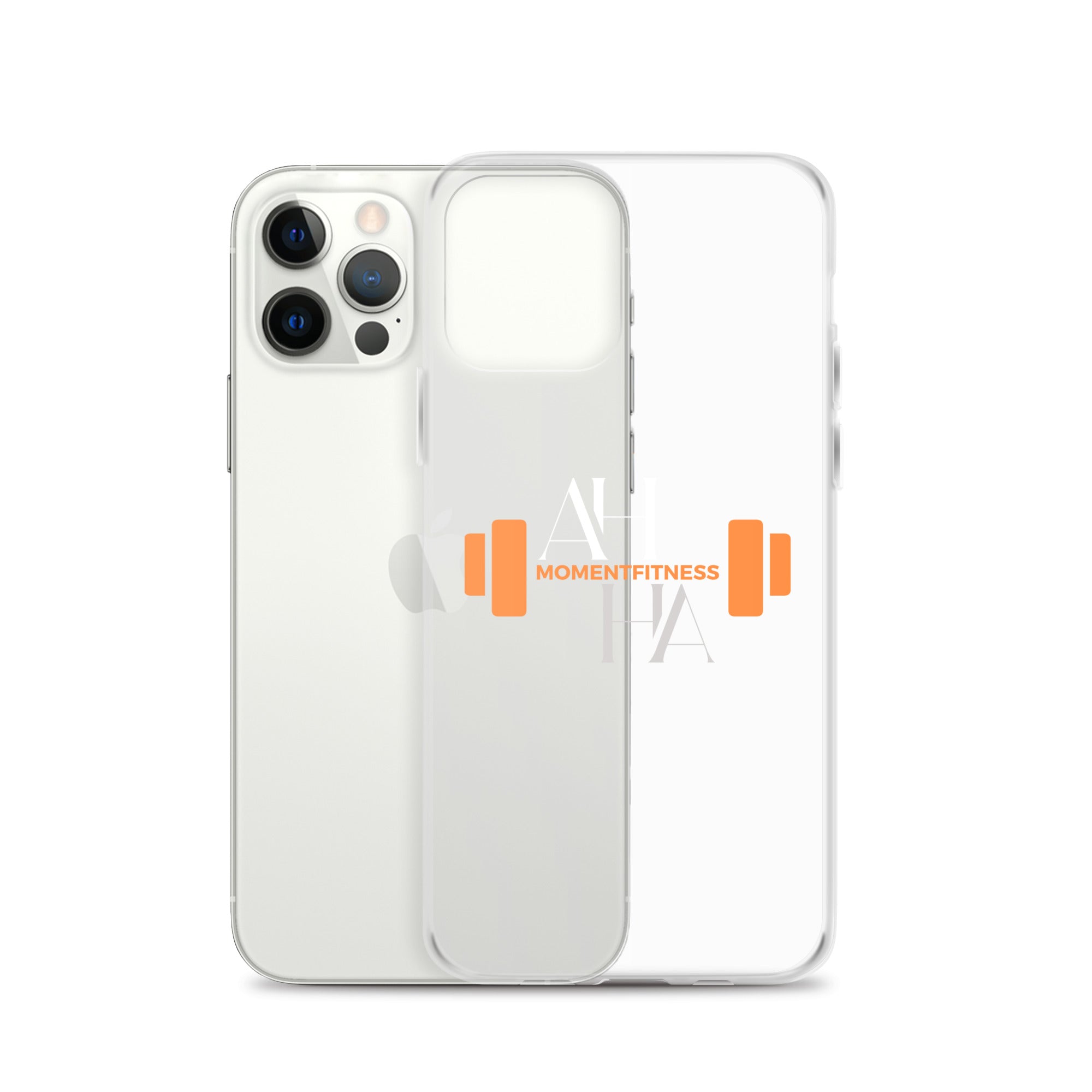 Clear Case for iPhone® - Ah Ha Dumbbell