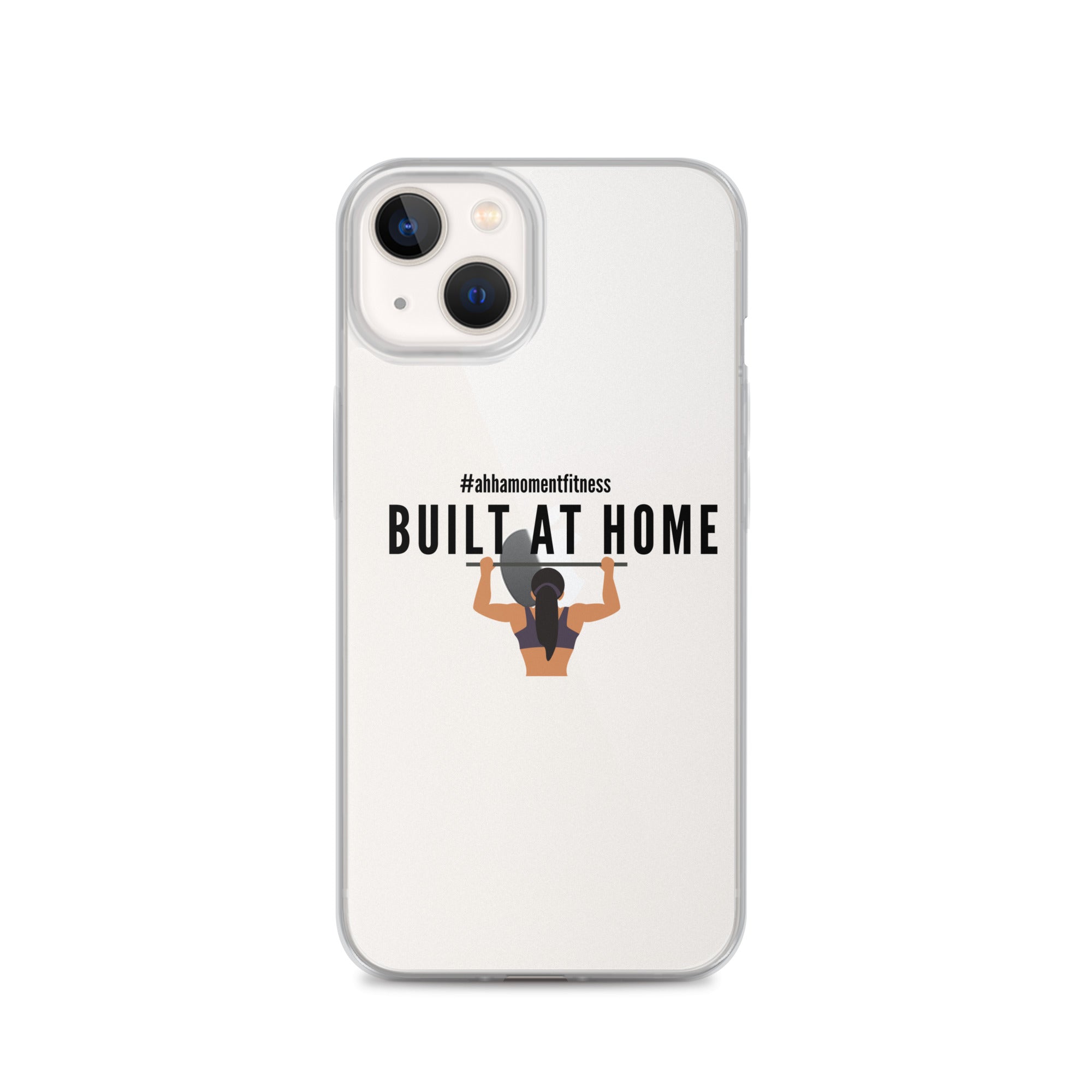 Clear Case for iPhone® - Built at Home with Image