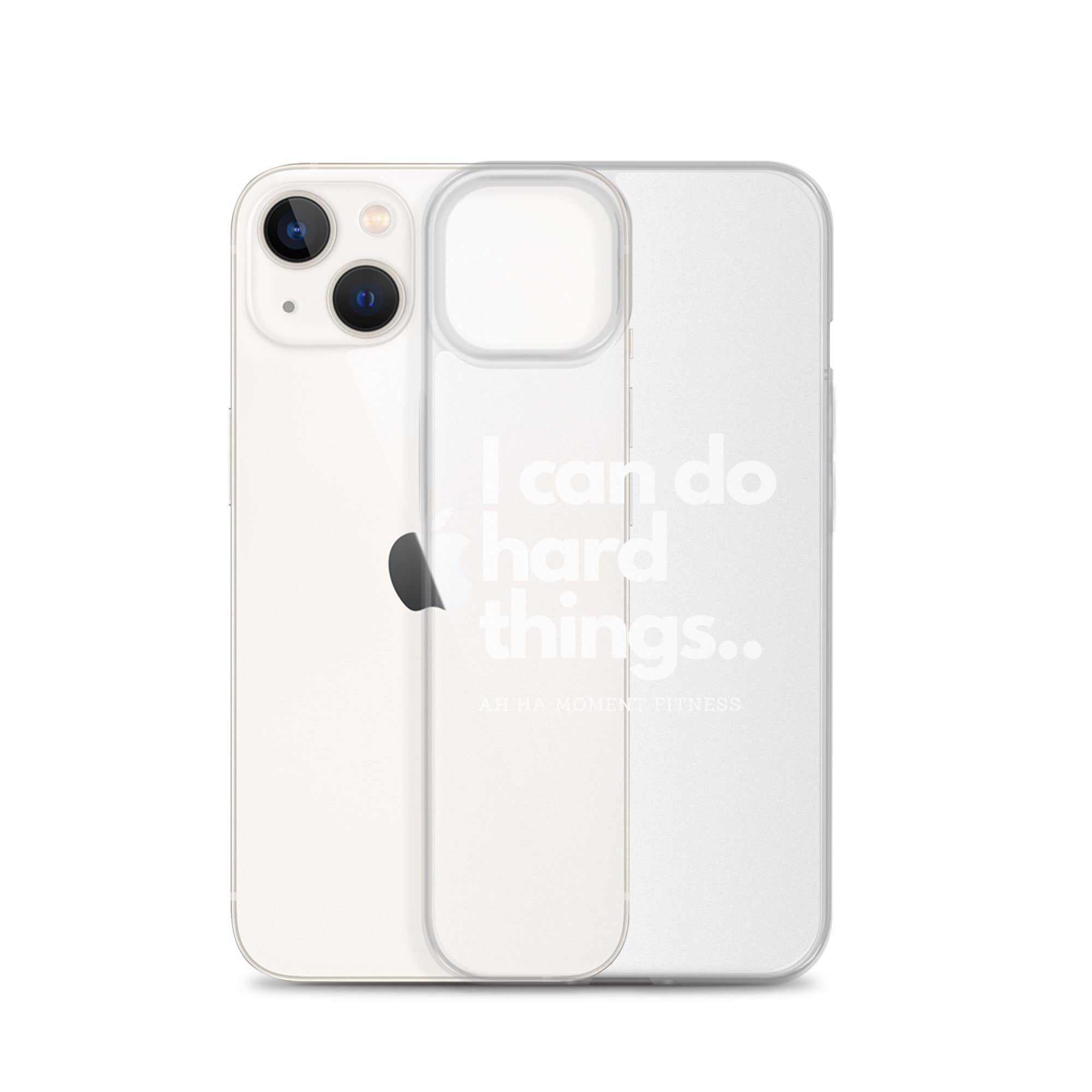 Clear Case for iPhone® - I Can Do Hard Things