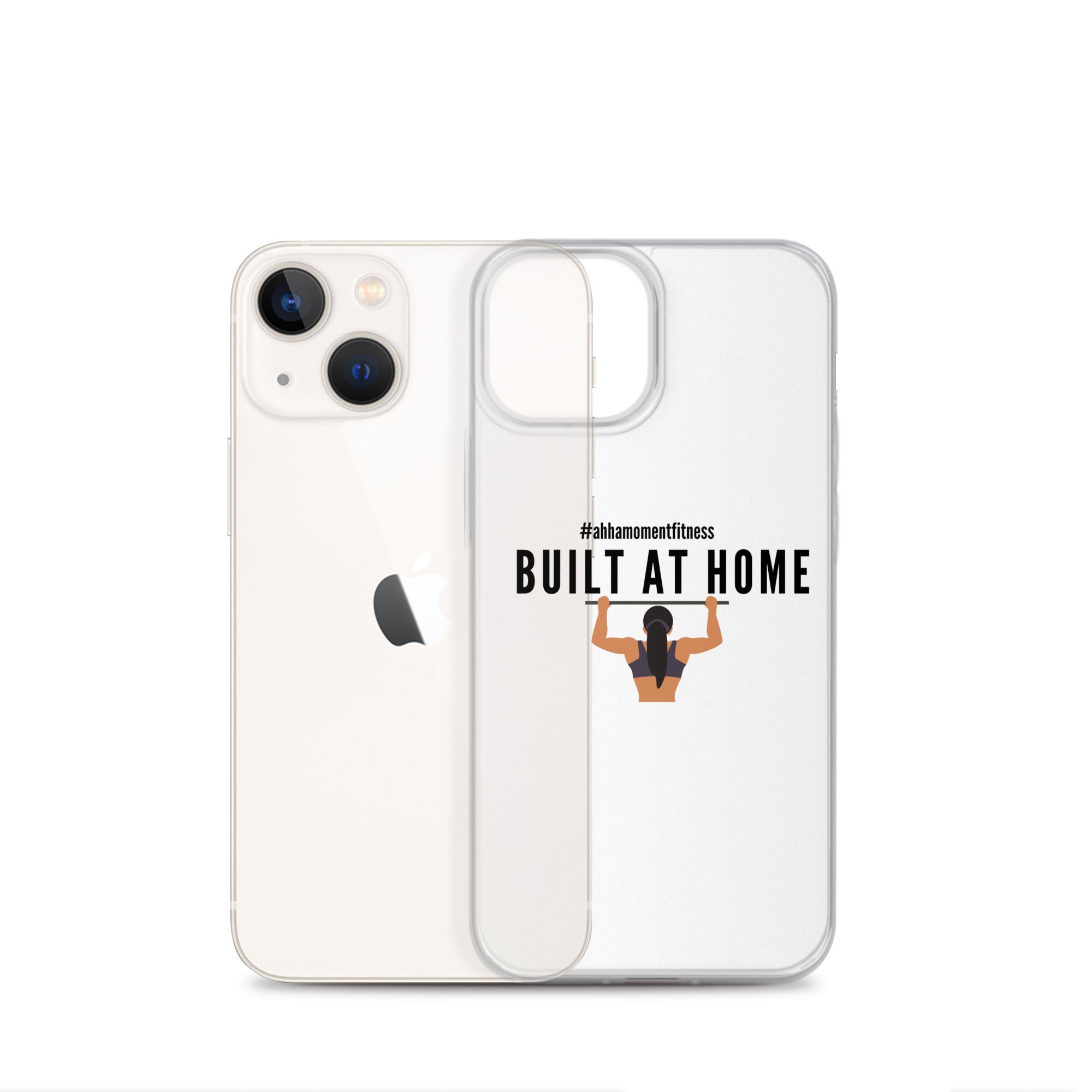Clear Case for iPhone® - Built at Home with Image