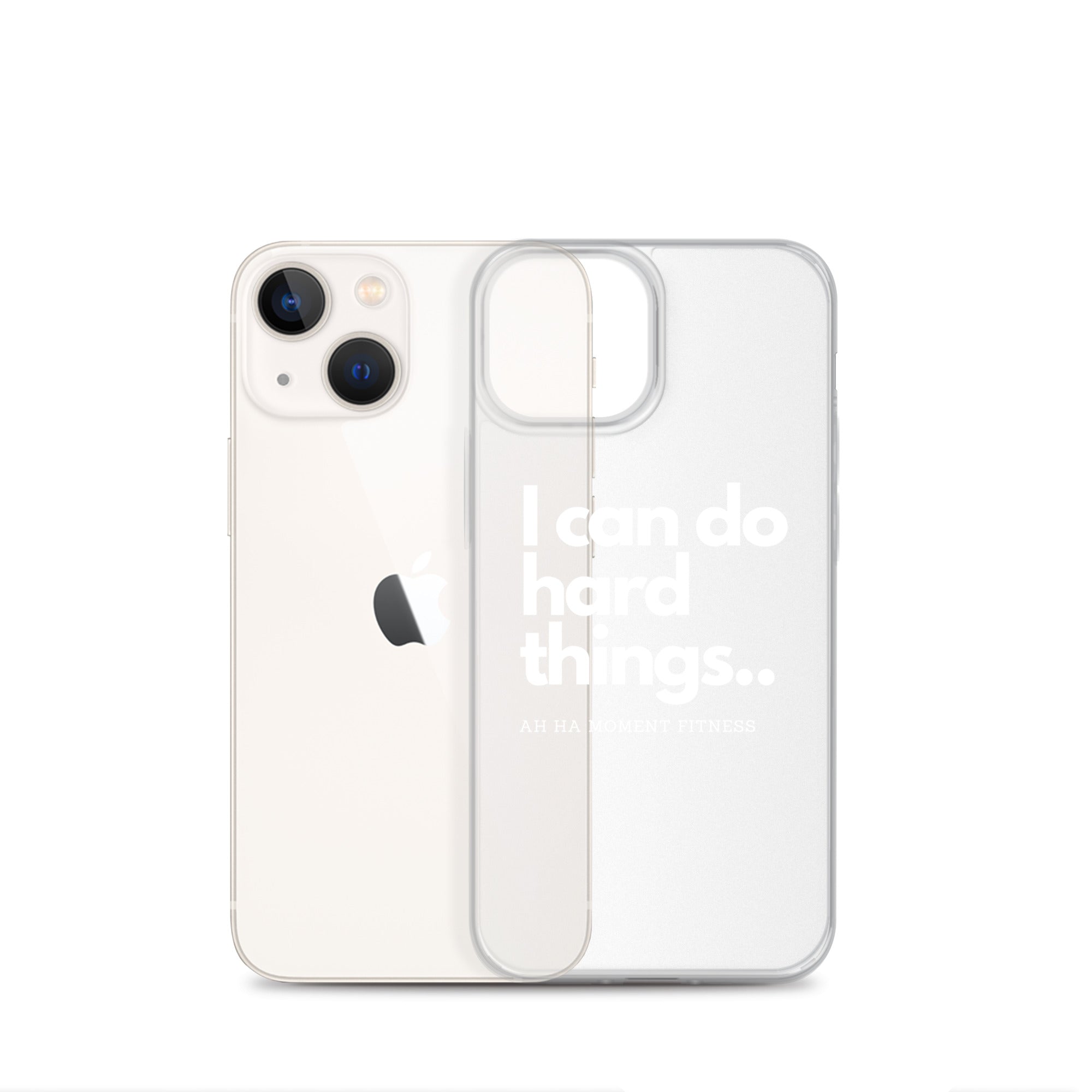 Clear Case for iPhone® - I Can Do Hard Things