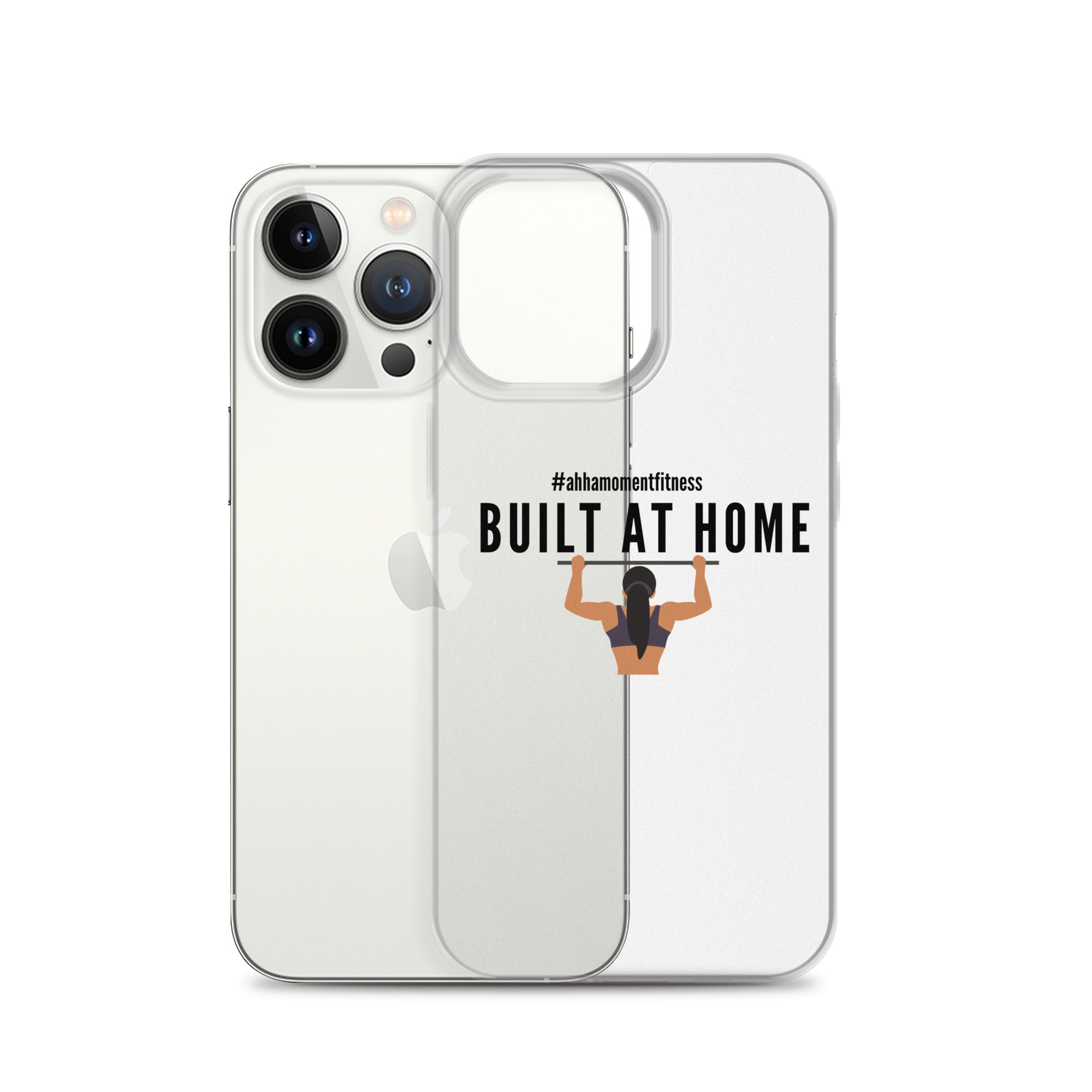 Clear Case for iPhone® - Built at Home with Image