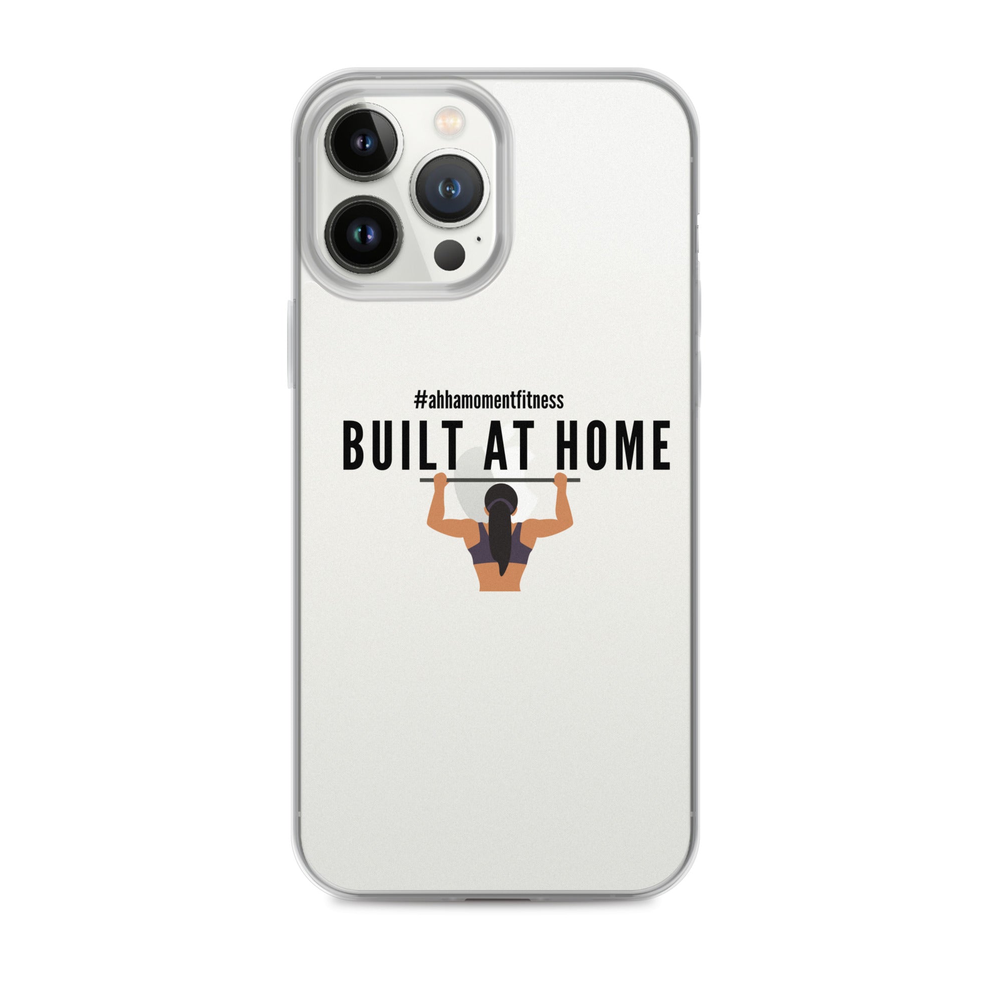 Clear Case for iPhone® - Built at Home with Image