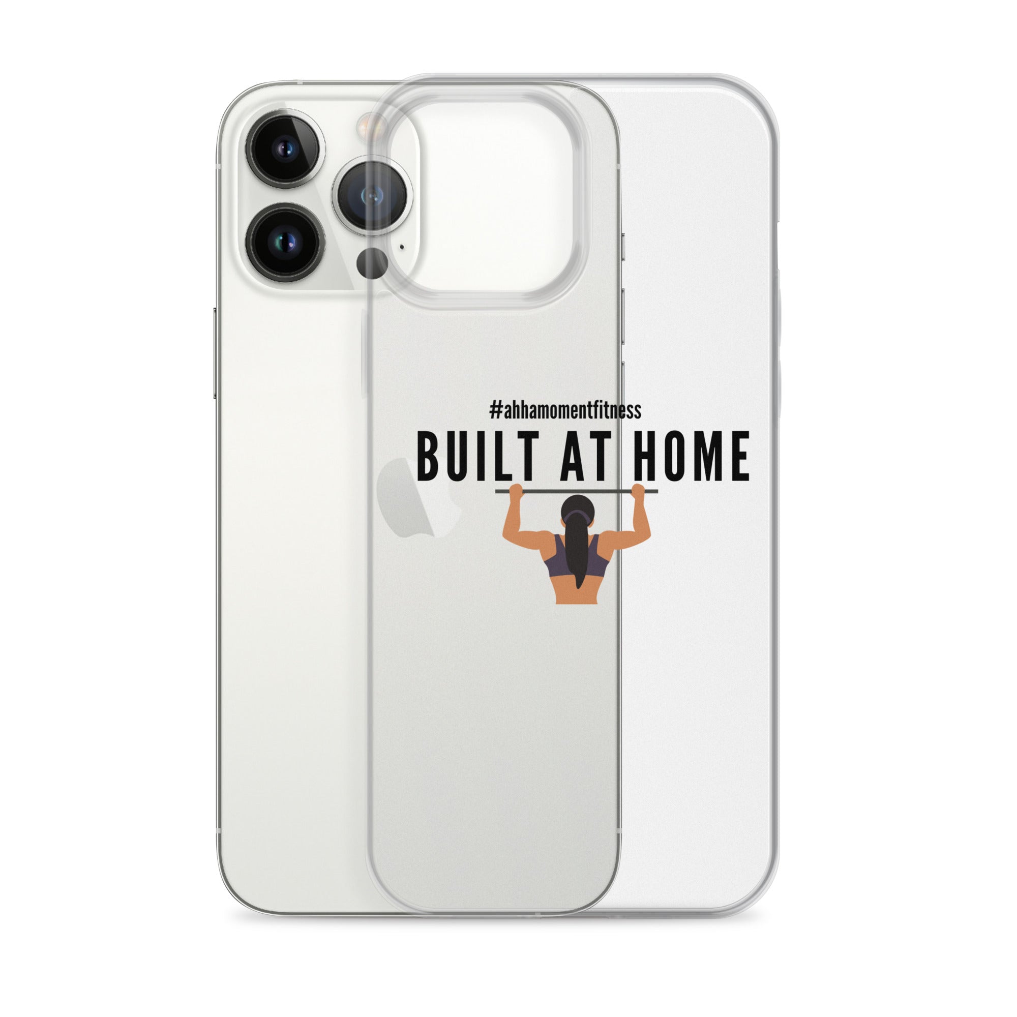 Clear Case for iPhone® - Built at Home with Image