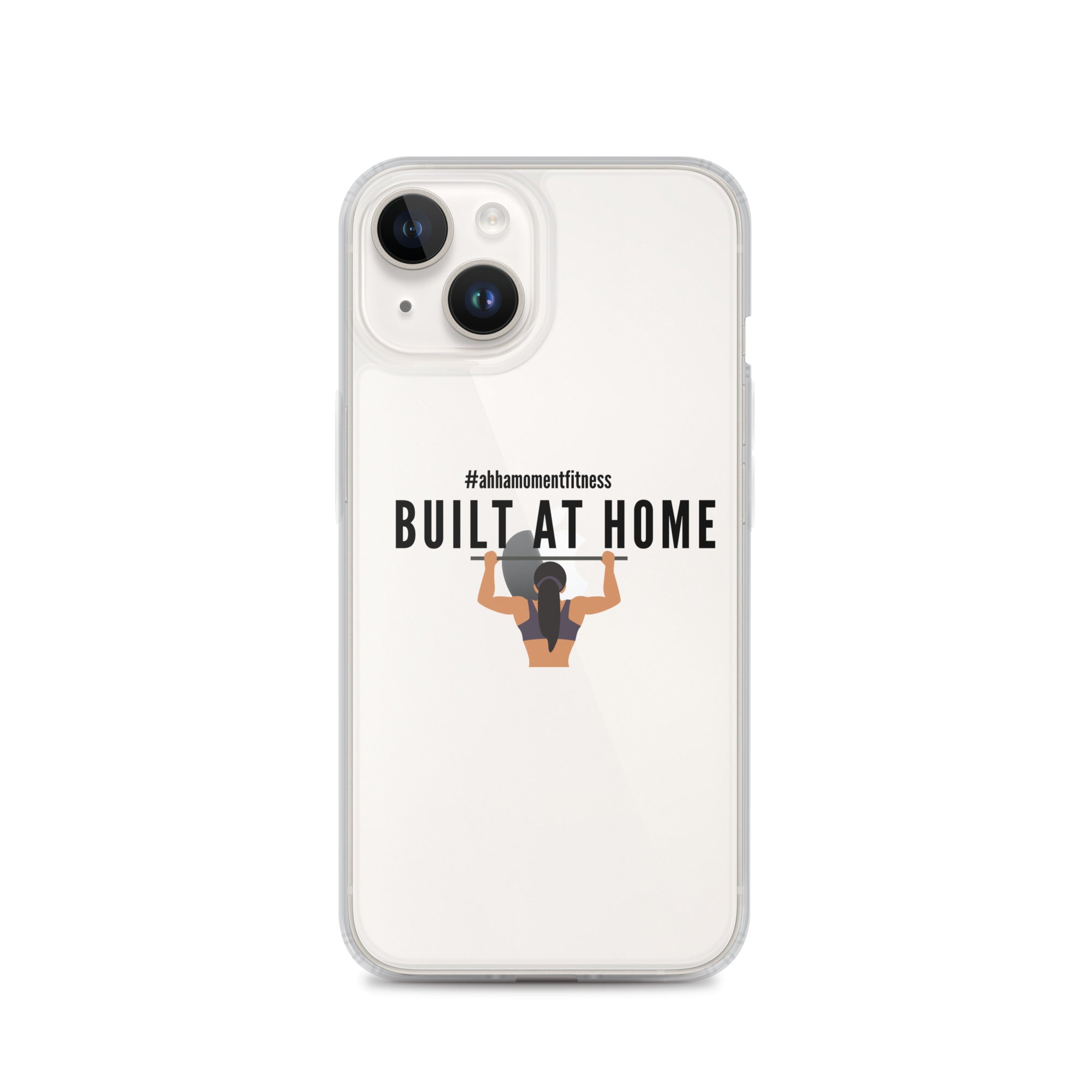 Clear Case for iPhone® - Built at Home with Image