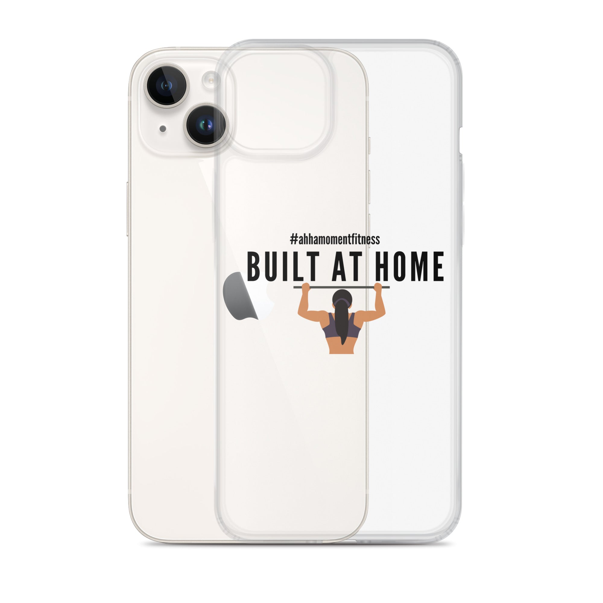 Clear Case for iPhone® - Built at Home with Image