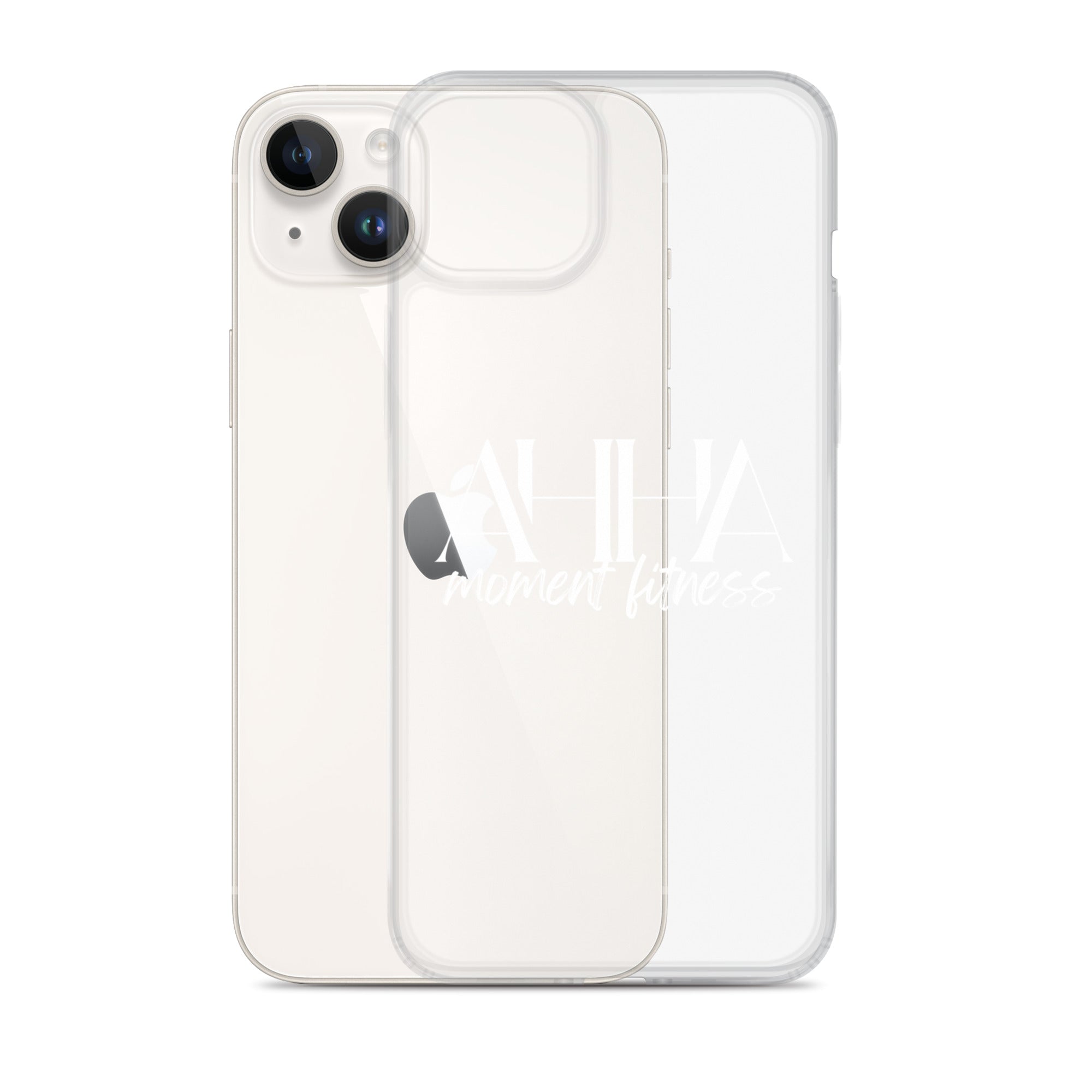 Clear Case for iPhone® - Ah Ha Large Font