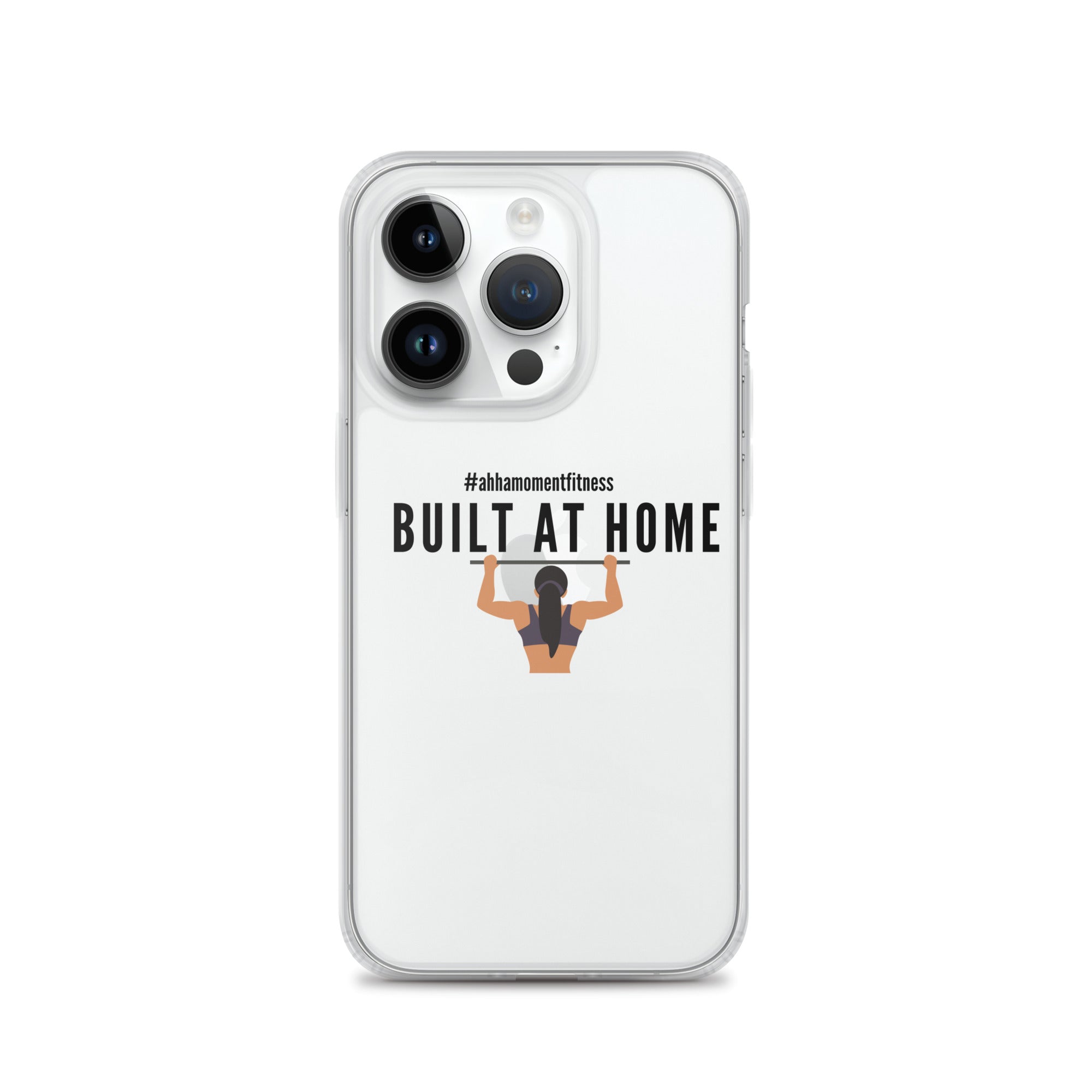 Clear Case for iPhone® - Built at Home with Image