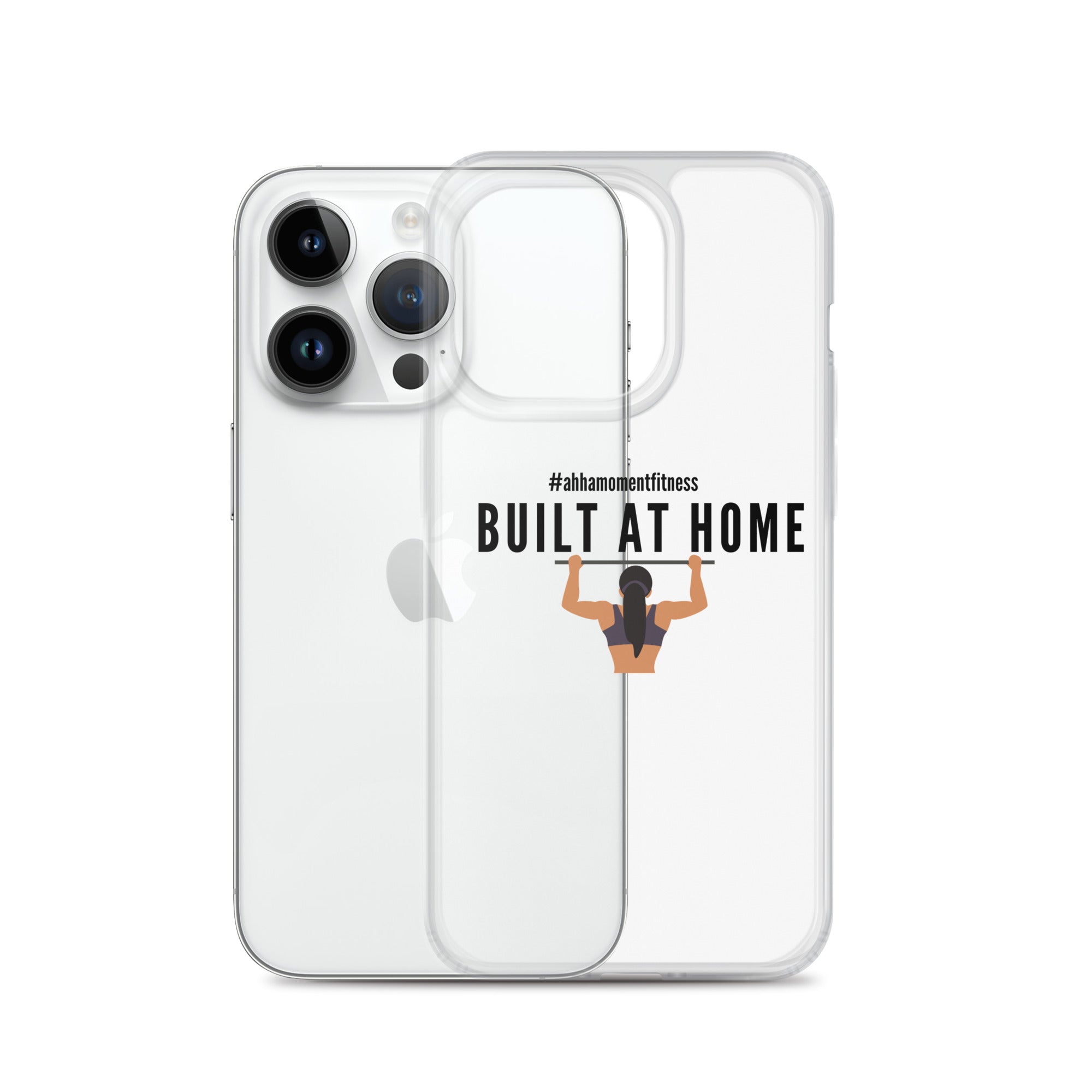 Clear Case for iPhone® - Built at Home with Image