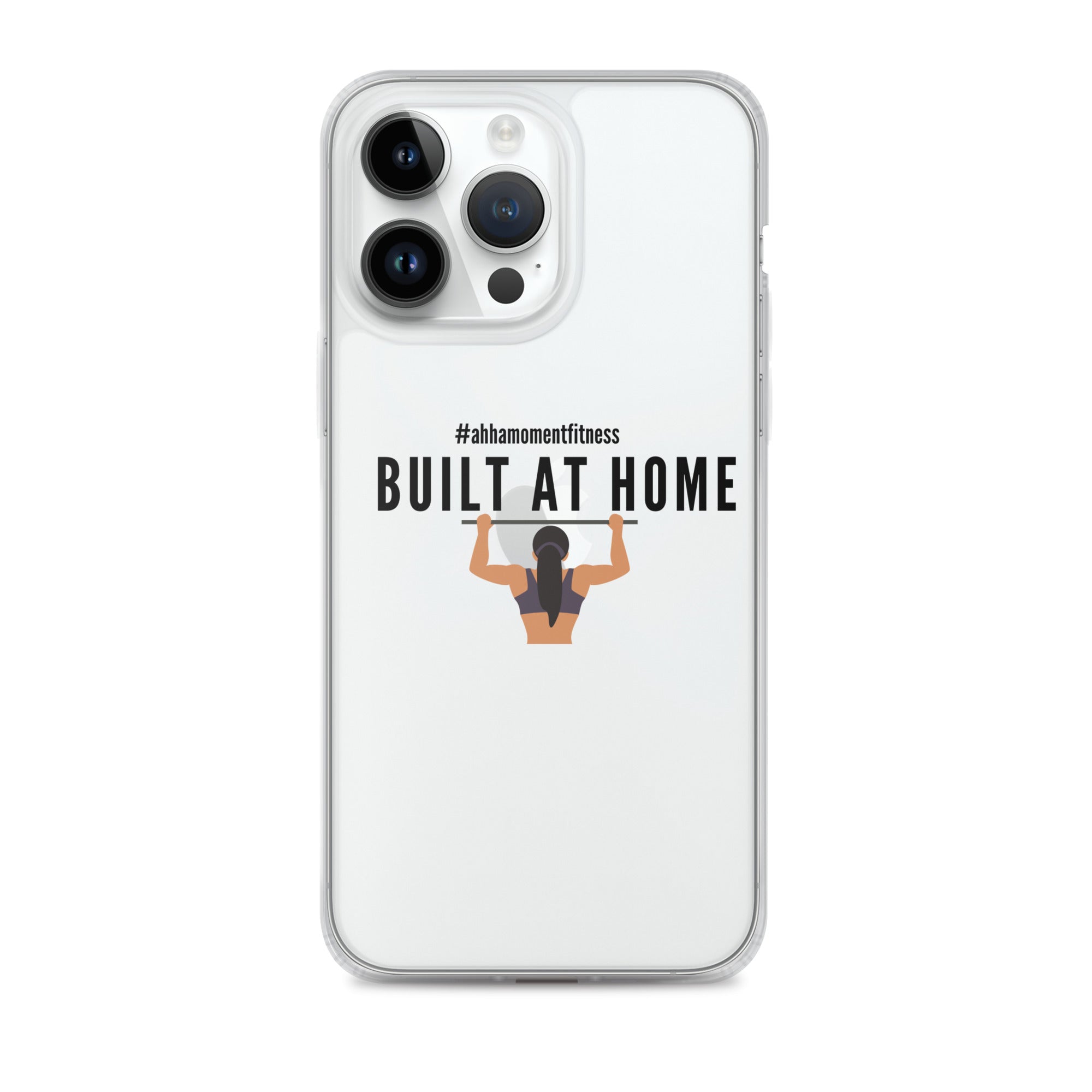 Clear Case for iPhone® - Built at Home with Image