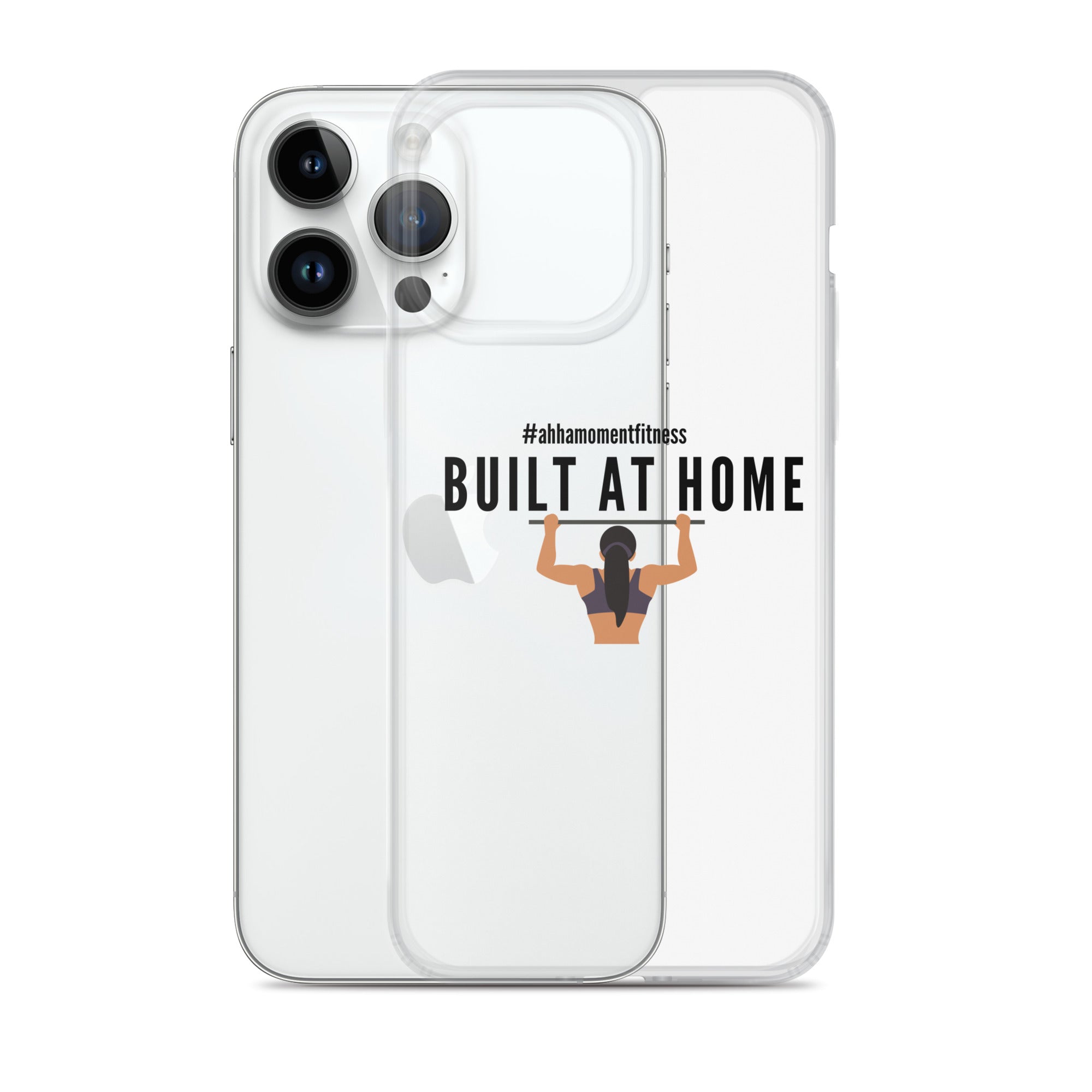 Clear Case for iPhone® - Built at Home with Image