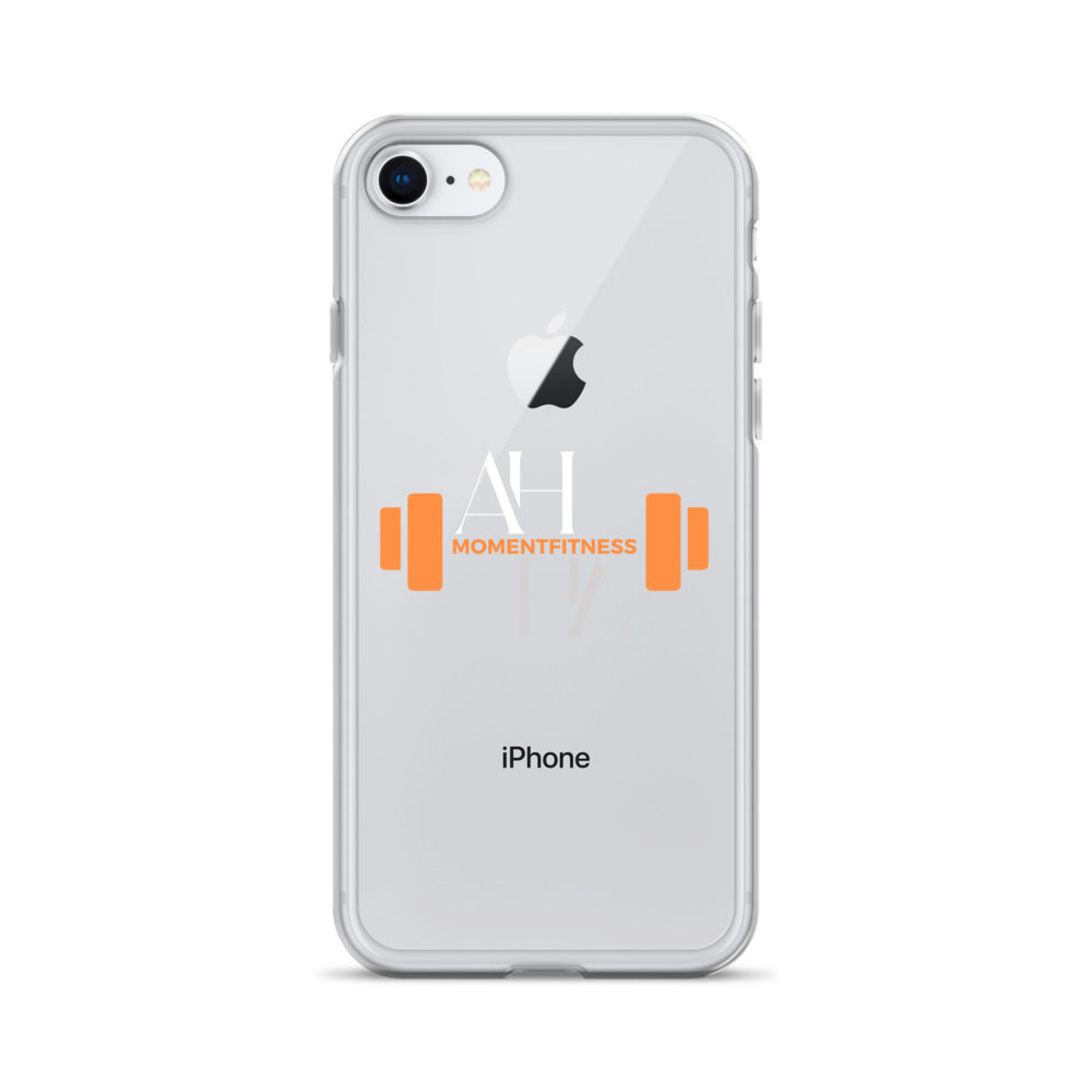 Clear Case for iPhone® - Ah Ha Dumbbell