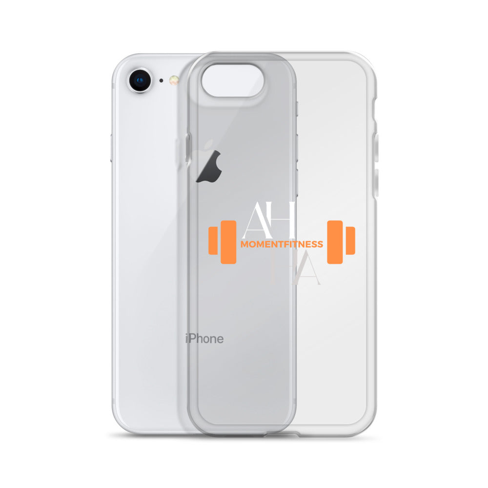 Clear Case for iPhone® - Ah Ha Dumbbell