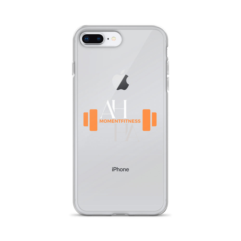 Clear Case for iPhone® - Ah Ha Dumbbell