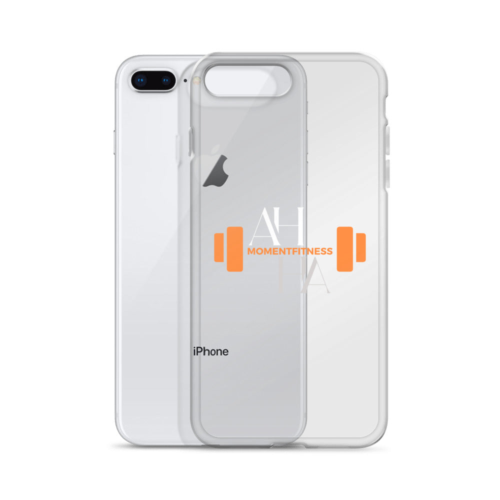 Clear Case for iPhone® - Ah Ha Dumbbell