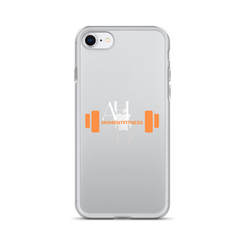 Clear Case for iPhone® - Ah Ha Dumbbell