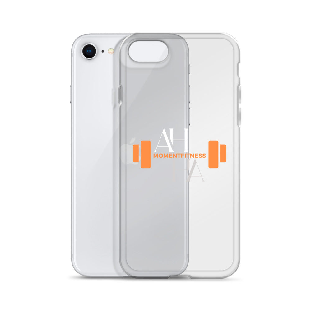 Clear Case for iPhone® - Ah Ha Dumbbell