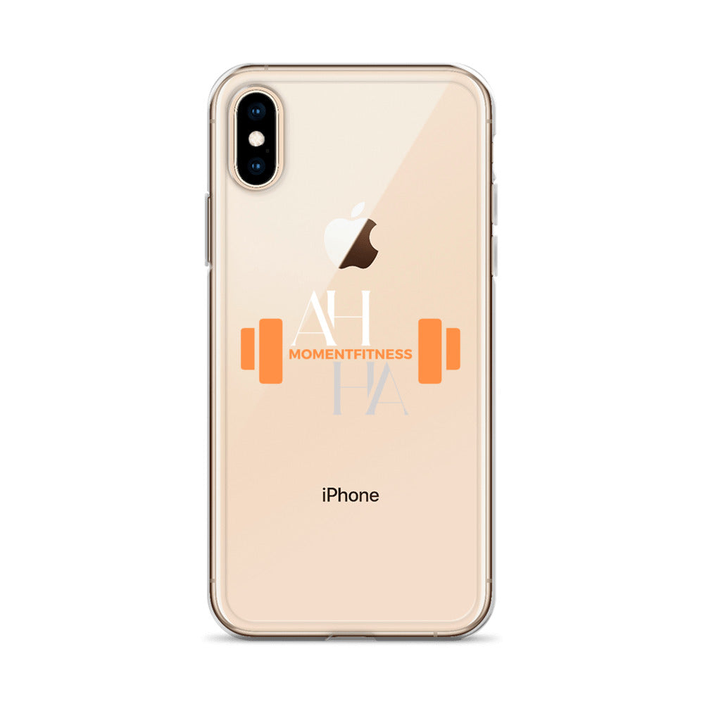 Clear Case for iPhone® - Ah Ha Dumbbell