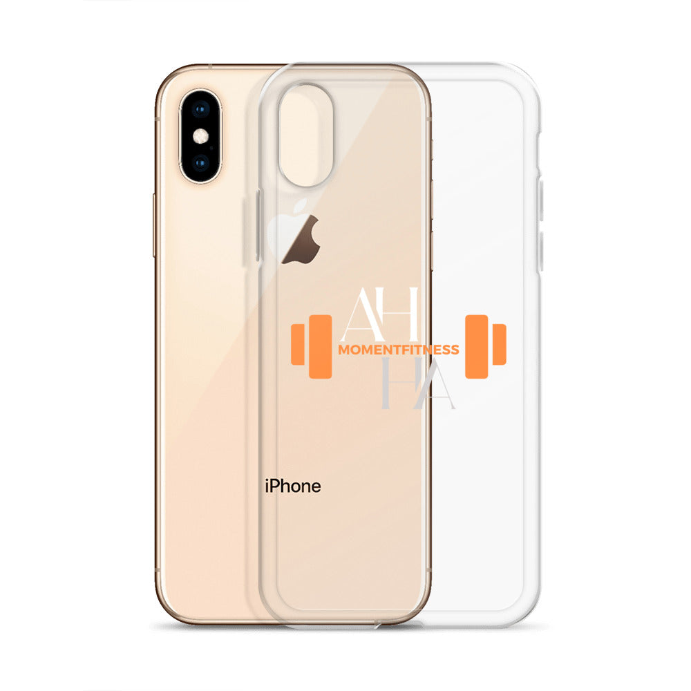 Clear Case for iPhone® - Ah Ha Dumbbell