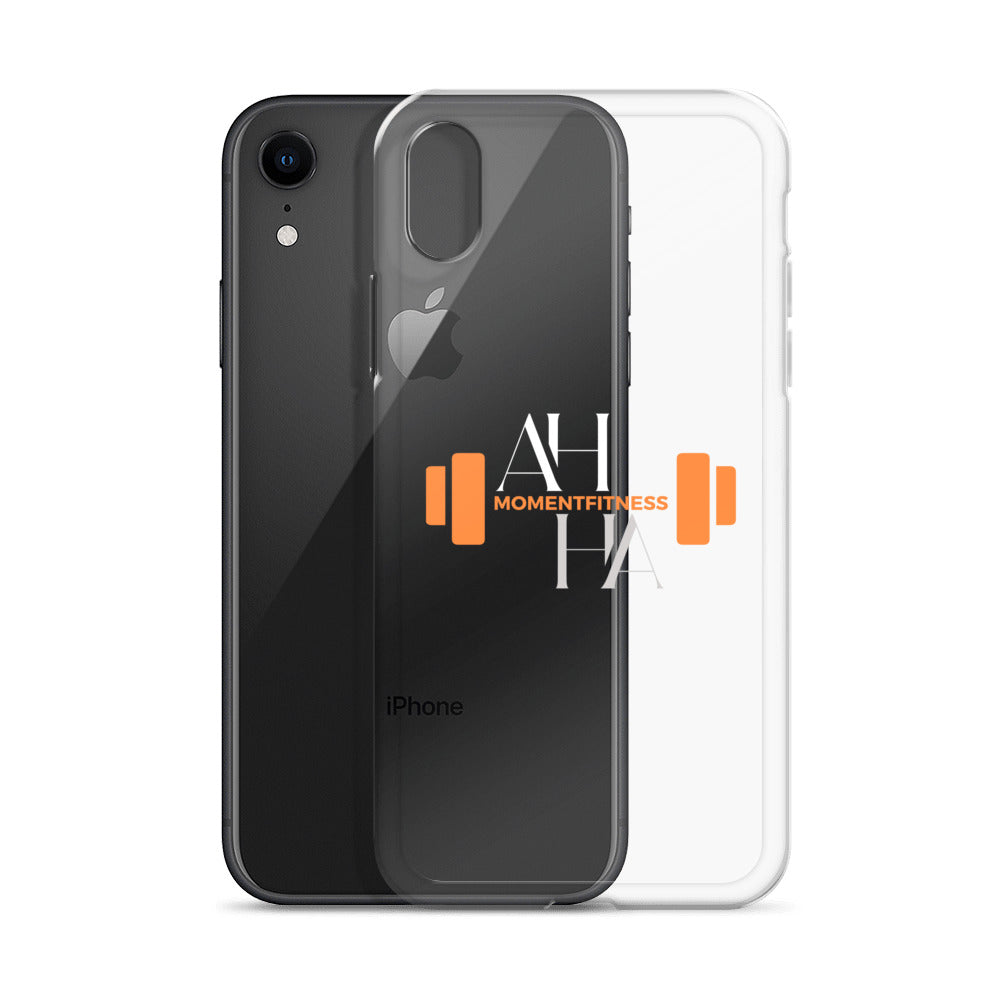 Clear Case for iPhone® - Ah Ha Dumbbell