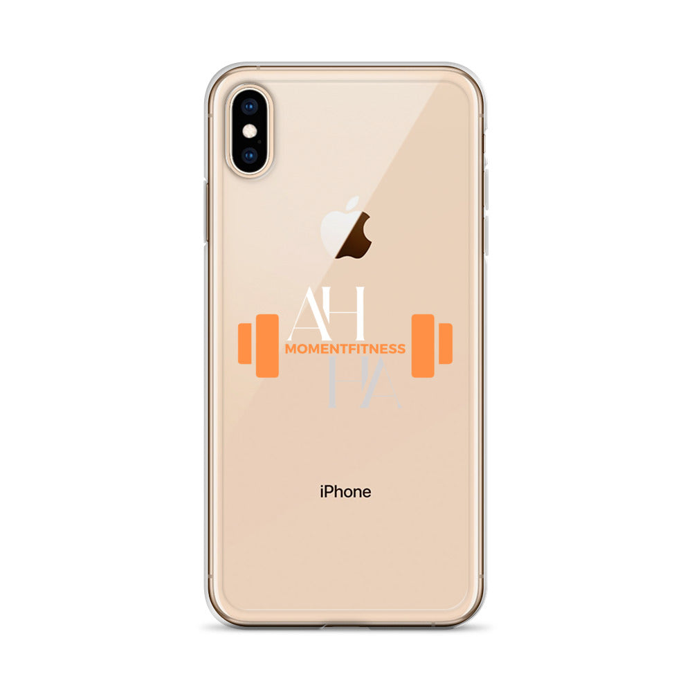 Clear Case for iPhone® - Ah Ha Dumbbell