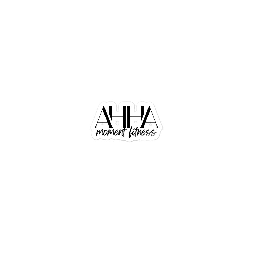Bubble-free sticker - Ah Ha Large Font