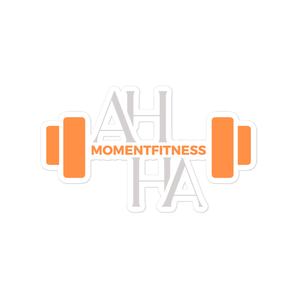 Bubble-free sticker - Ah Ha Dumbbell