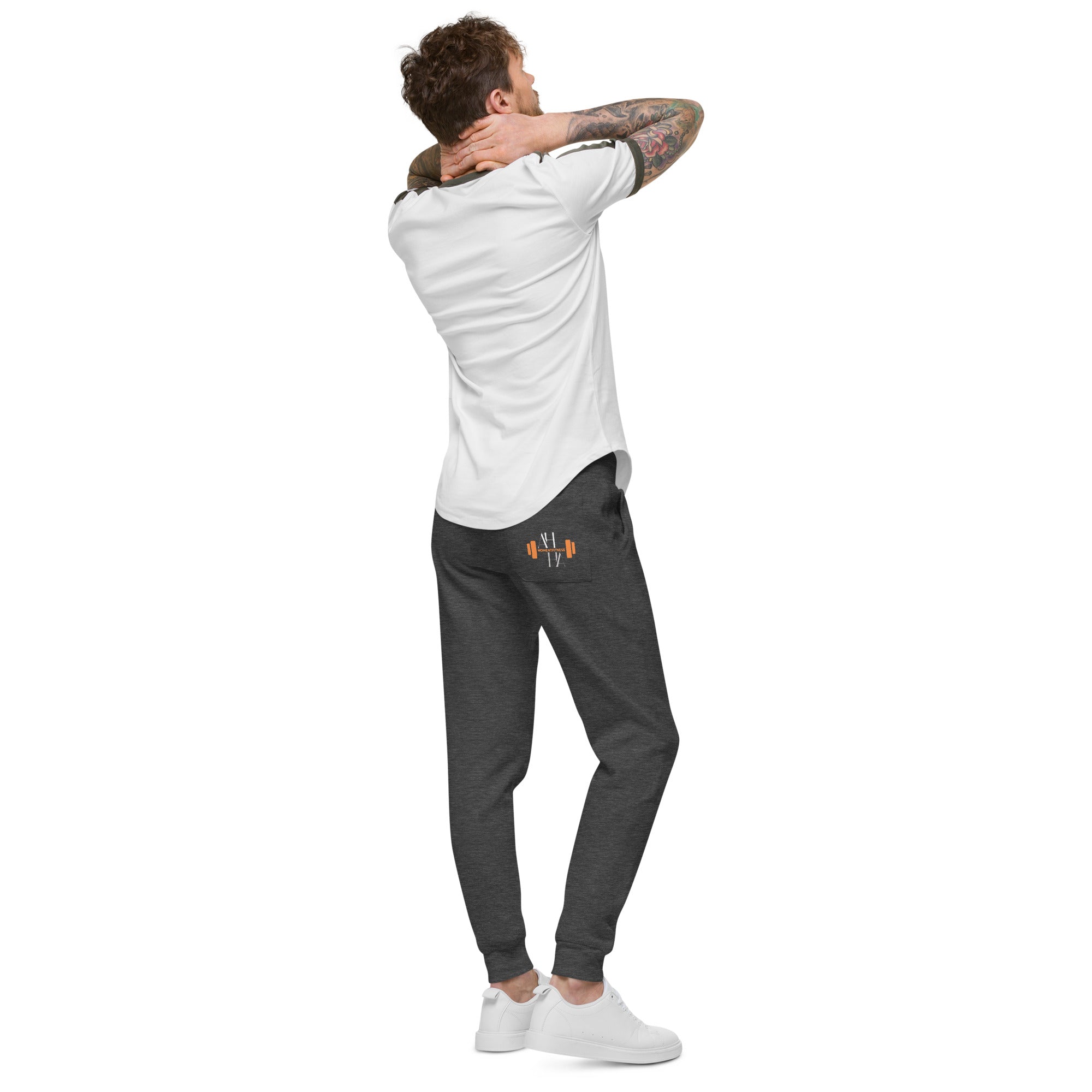 Unisex fleece sweatpants - Ah Ha Dumbbell
