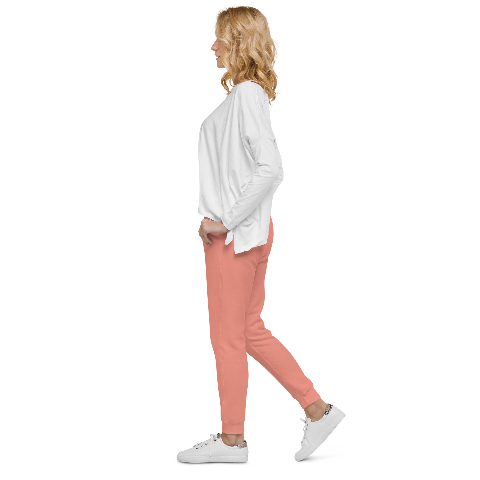 Unisex fleece sweatpants - Ah Ha Small Font