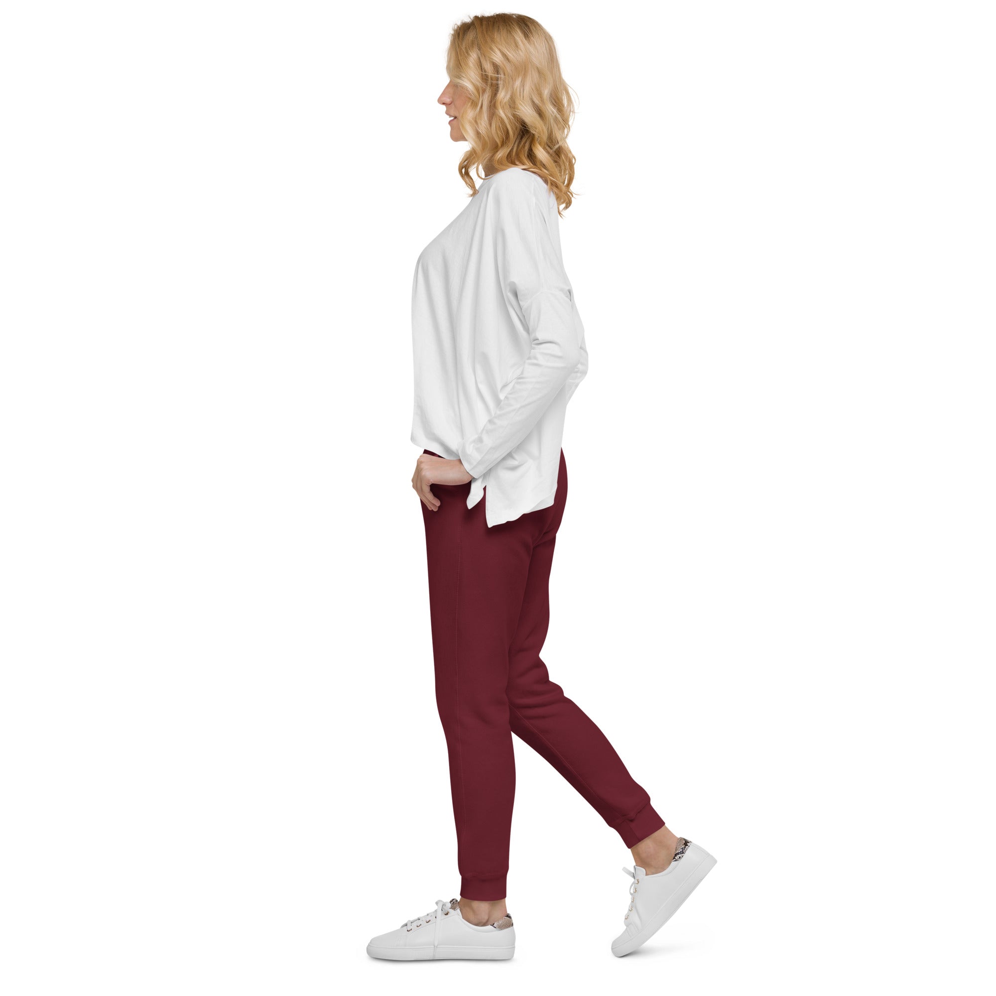 Unisex fleece sweatpants - Ah Ha Small Font