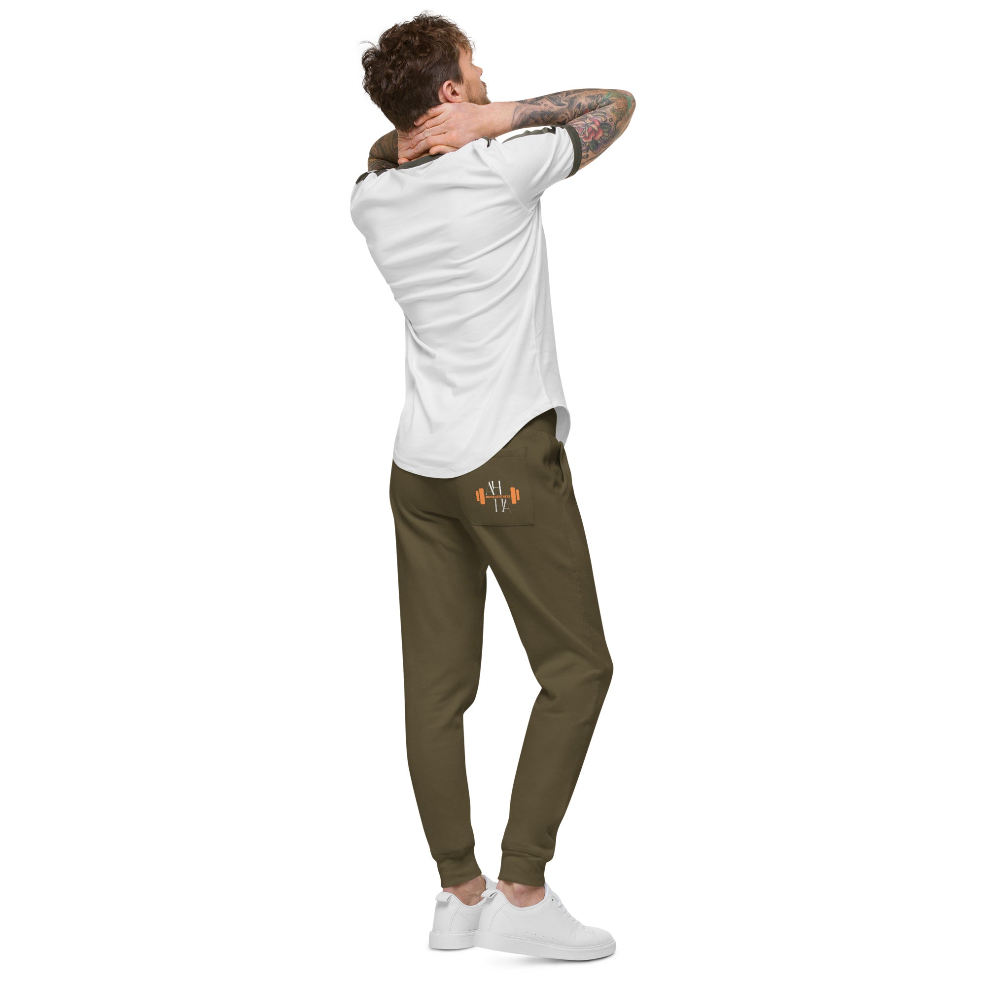 Unisex fleece sweatpants - Ah Ha Dumbbell