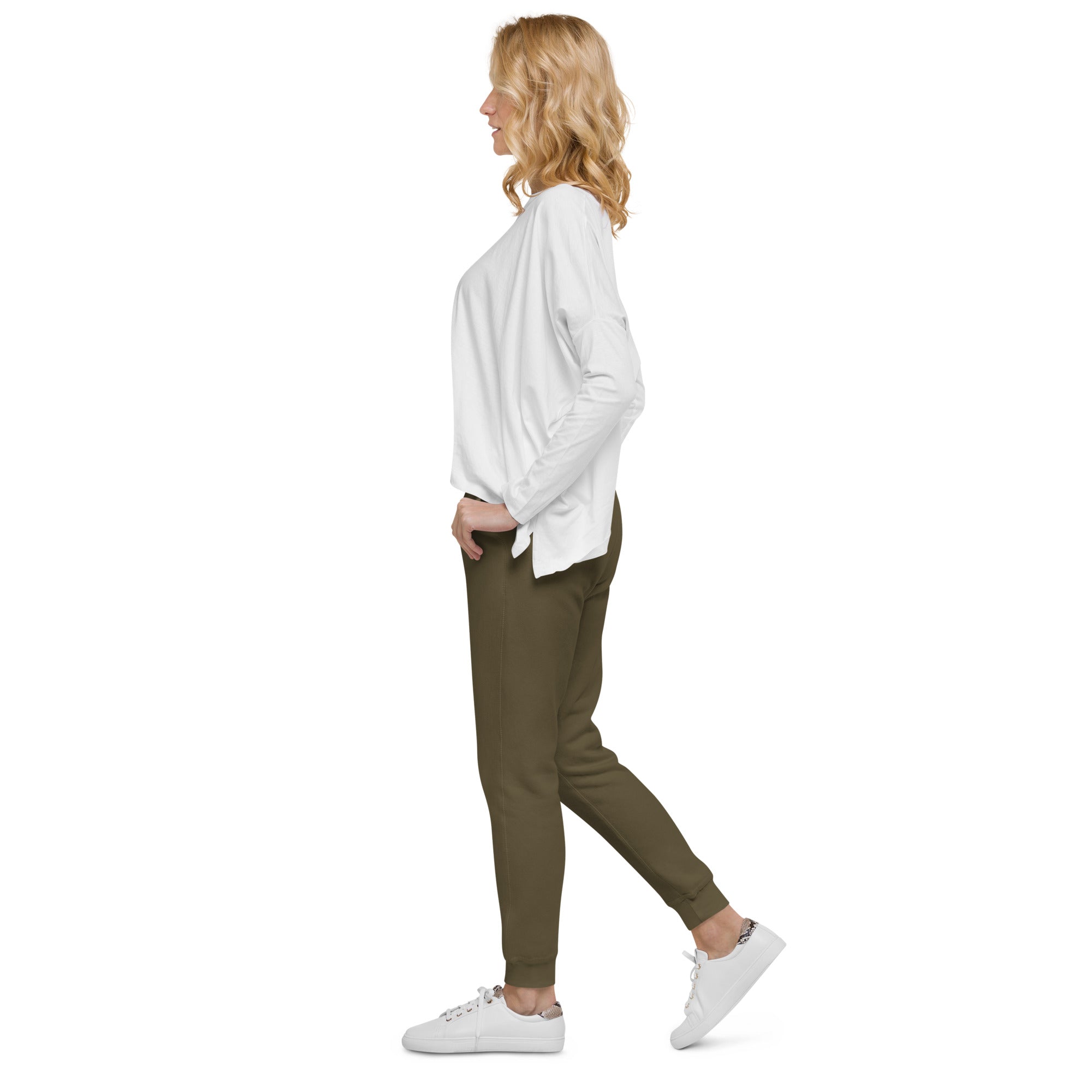 Unisex fleece sweatpants - Ah Ha Small Font